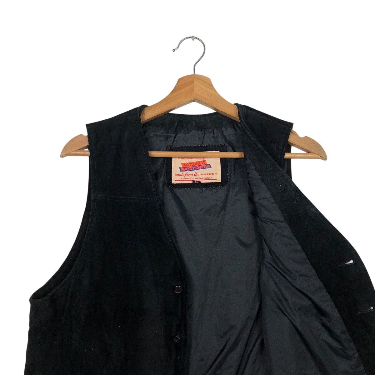Genuine Leather 📌Vintage Tank Top Vest Genuine Leather Actionfit Sportswear Size US L / EU 52-54 / 3 - 9 Thumbnail