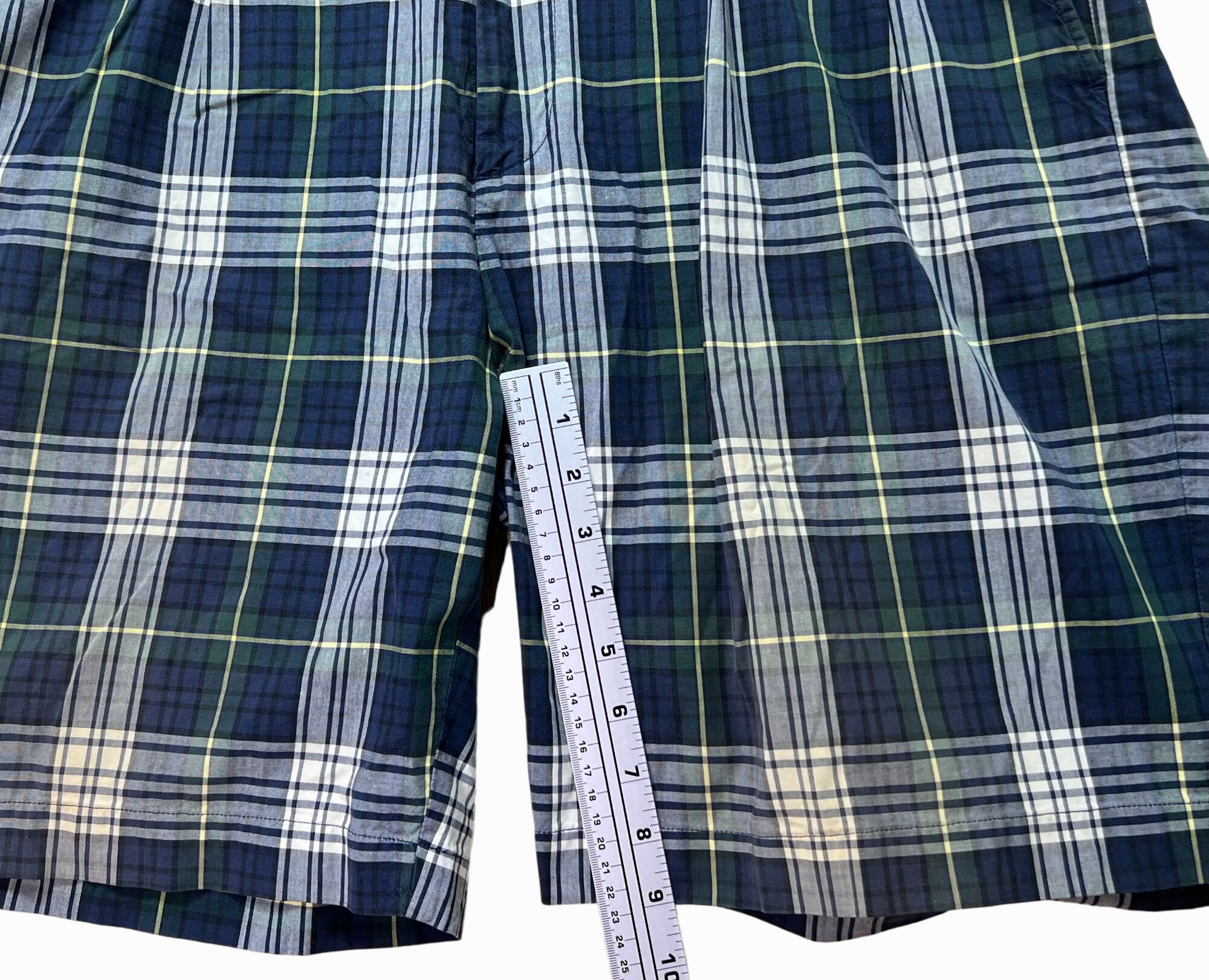 Nautica NAUTICA - Men's Plaid Golf Casual Shorts - Blue - 40W Size US 40 / EU 56 - 7 Thumbnail