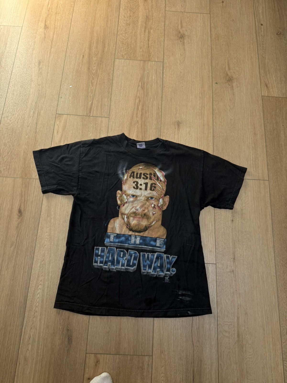 WWF WWF Stone Cold Steve Austin The Hard Way Black tee Size XL Size US L / EU 52-54 / 3 - 5 Thumbnail