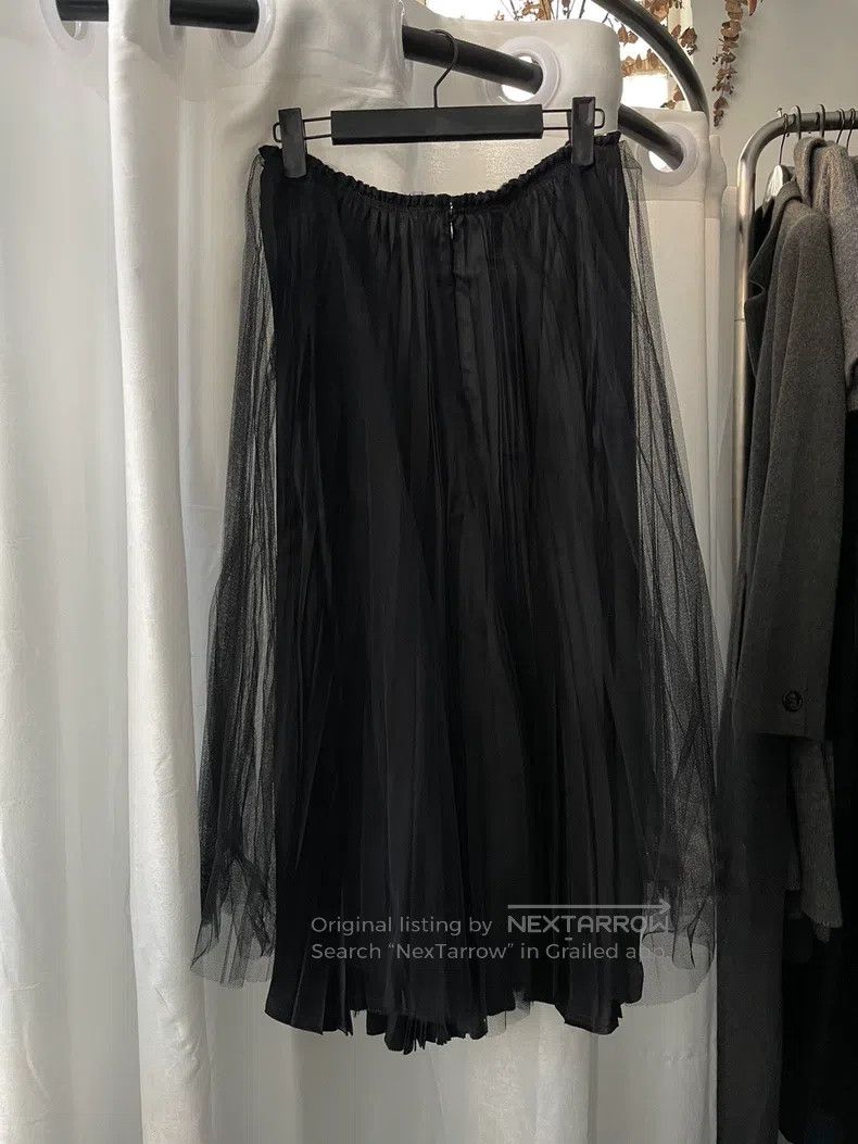 Comme des Garcons Comme Des Garcons size M Main Line Black Tulle Layered Ski Size 23" - 1 Thumbnail