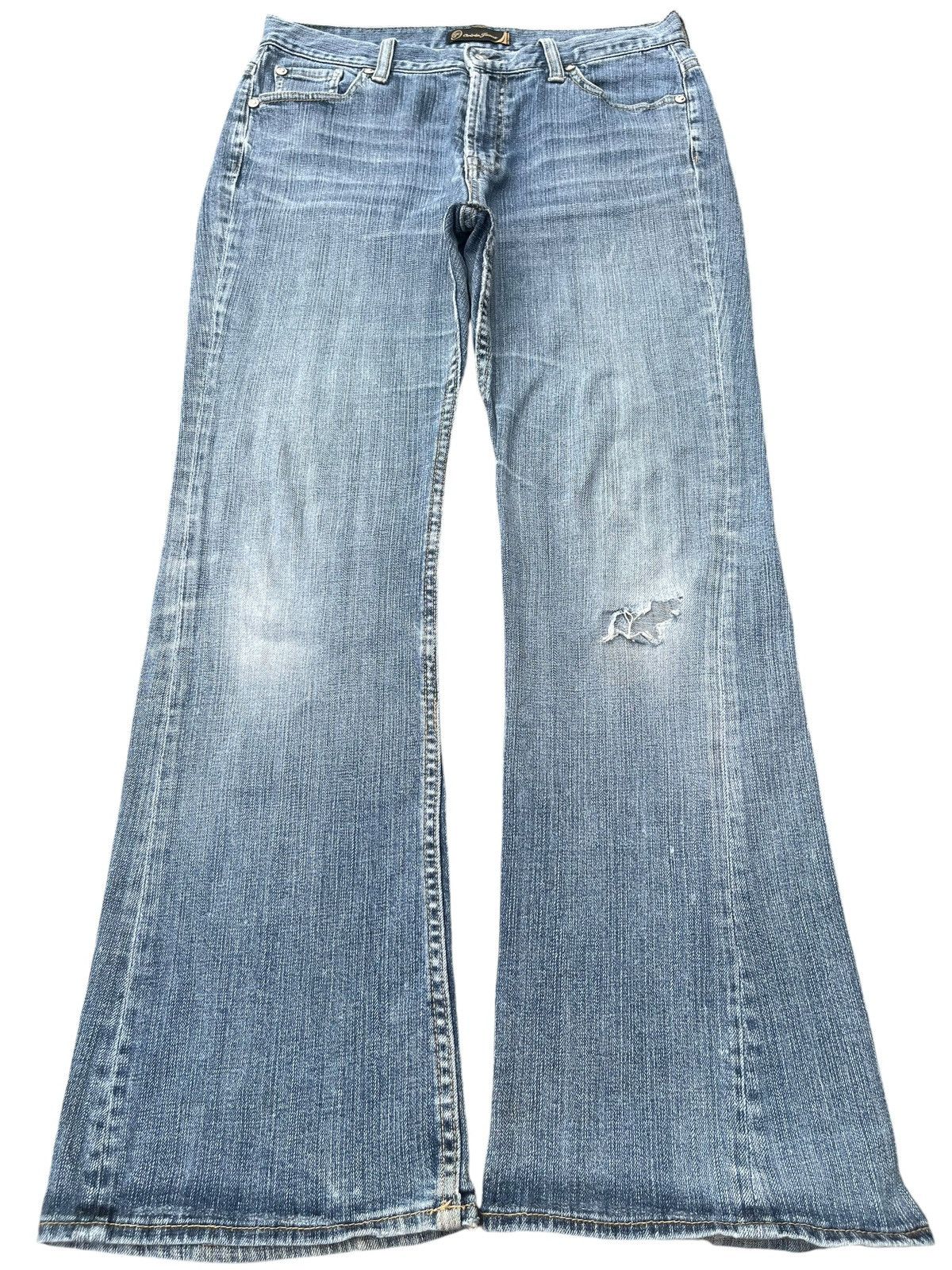 Beauty Beast × Hysteric Glamour × Japanese Brand Vintage Japanese Brand Blue Washed Distressed Flare Jeans Size US 30 / EU 46 - 1 Thumbnail