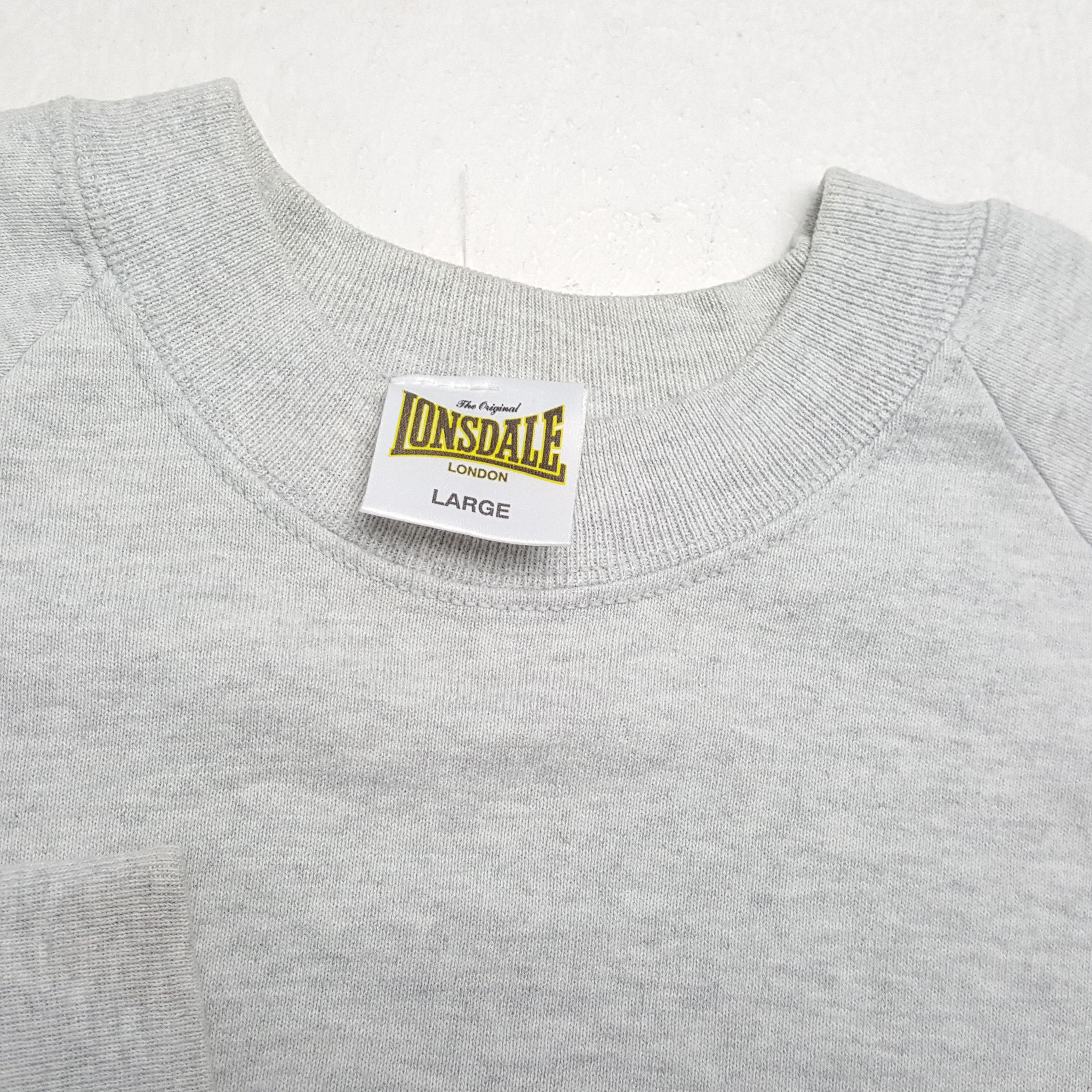 Lonsdale × Vintage Vintage LONSDALE LONDON Fashion Brand Sweatshirts Size US L / EU 52-54 / 3 - 8 Thumbnail