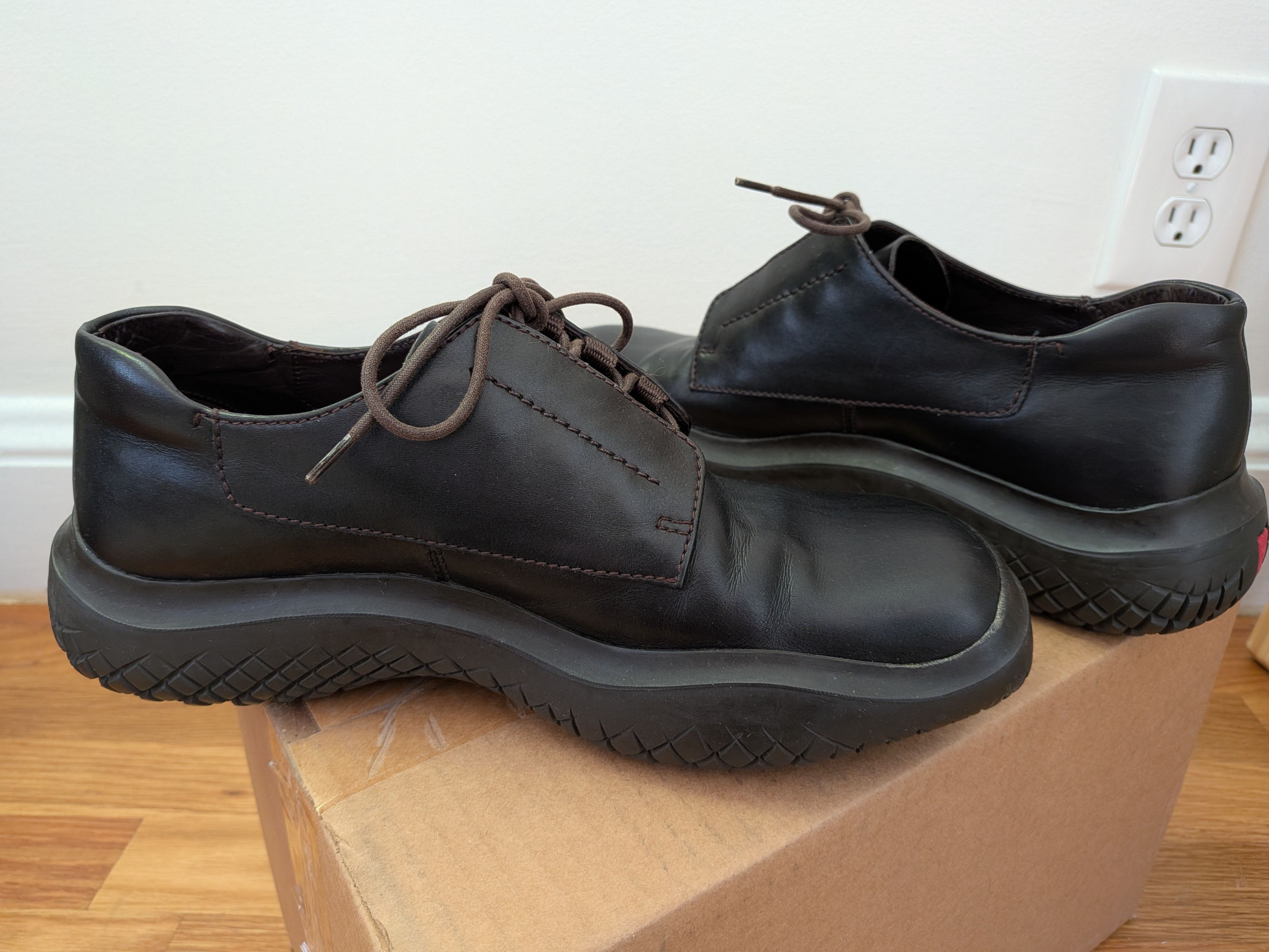 Prada FW1999 Prada Chunky Vibram Low Brown Leather Boots Size US 7 / EU 40 - 6 Thumbnail