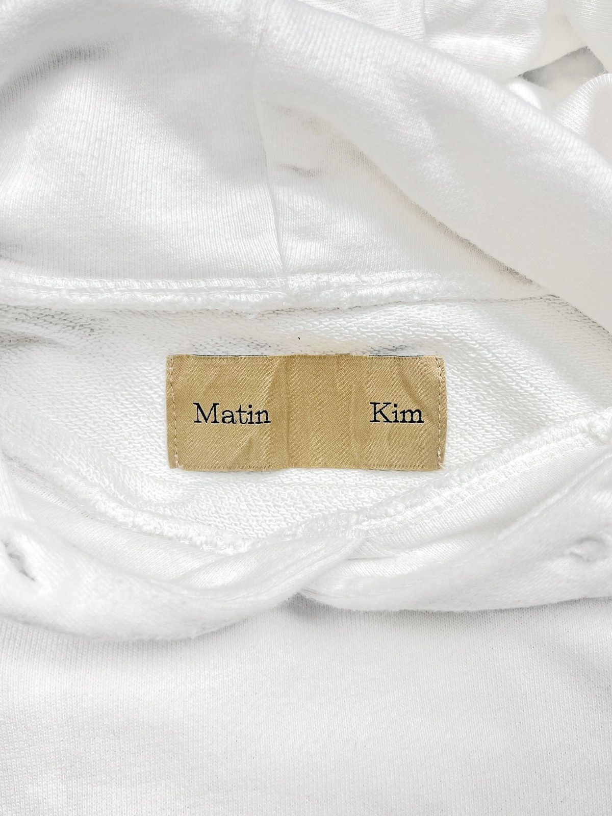 Matin Kim Matin Kim Distressed Pullover Hoodie Size US XL / EU 56 / 4 - 6 Thumbnail