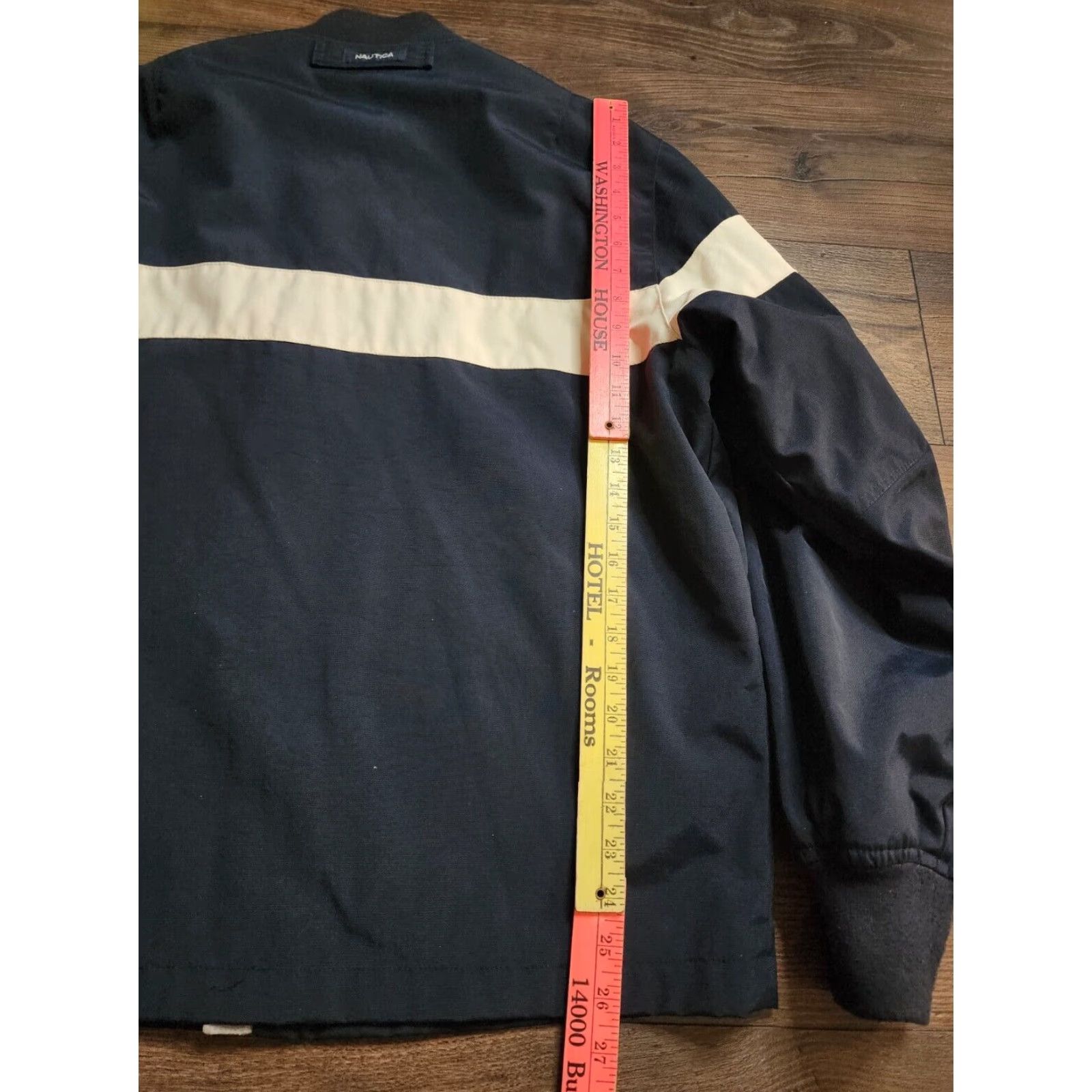 Nautica VINTAGE Nautica Navy Blue Mens Pea Coat Jacket Size L Size US L / EU 52-54 / 3 - 4 Thumbnail
