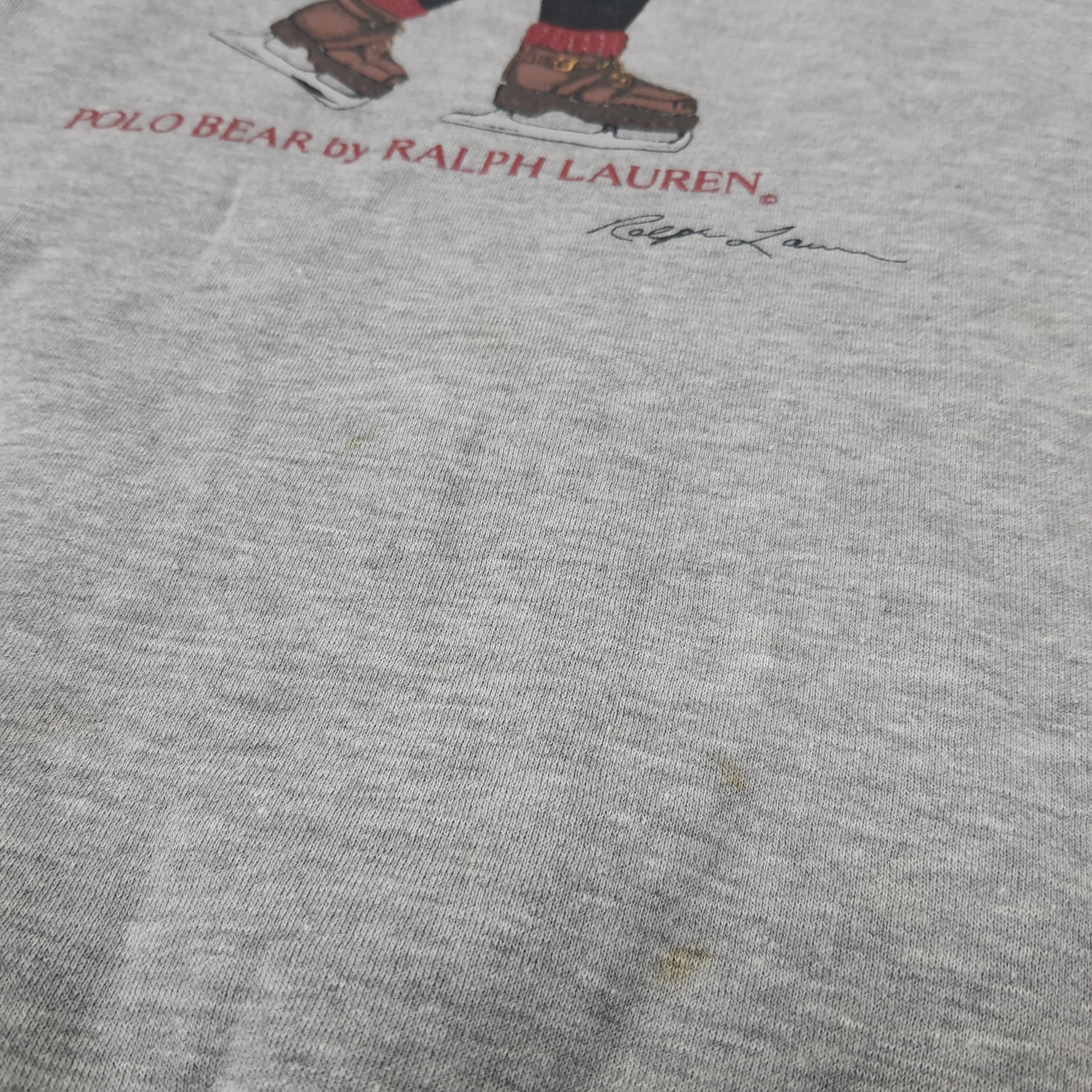 Polo Ralph Lauren Vintage Polo Bear by Ralph Lauren Hoodie C224N17 Size US XL / EU 56 / 4 - 11 Thumbnail