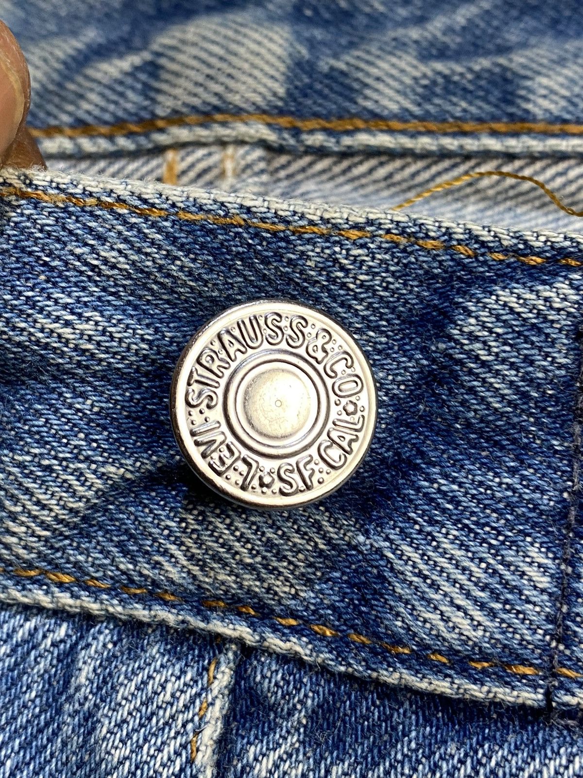 Levi's × Vintage 80's Levis 501 Distressed Relaxed Blue Denim Jeans 38x32 Size US 38 / EU 54 - 15 Thumbnail