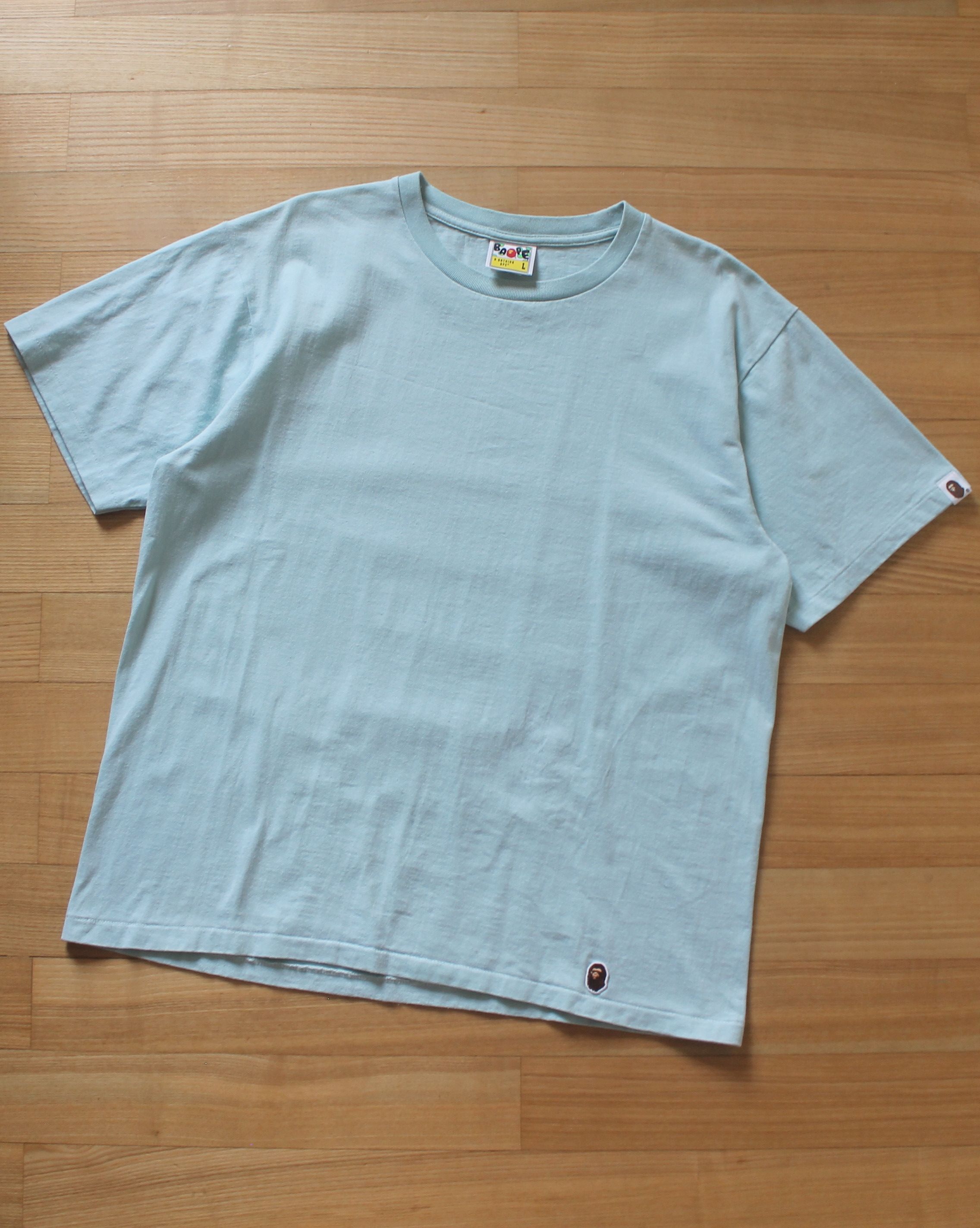 Bape Bape Light Blue Tee Size US L / EU 52-54 / 3 - 3 Thumbnail
