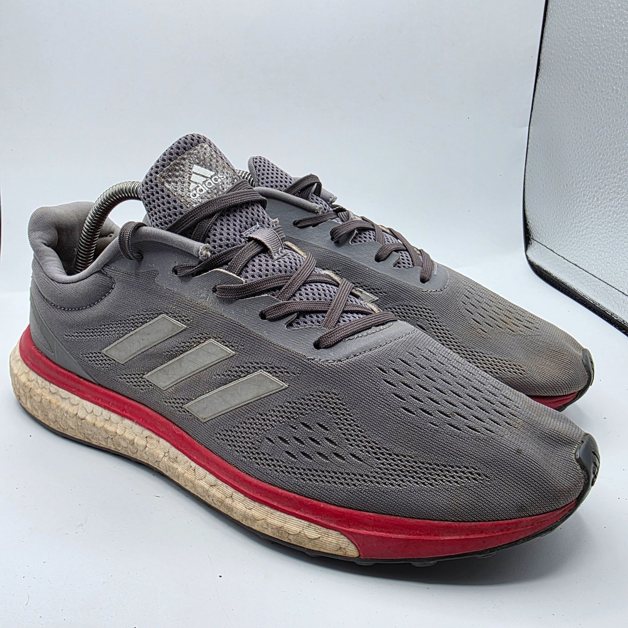 Adidas Adidas Sonic Drive Mens Size 10 Gray Scarlet Shoes Athletic Size US 10 / EU 43 - 1 Thumbnail