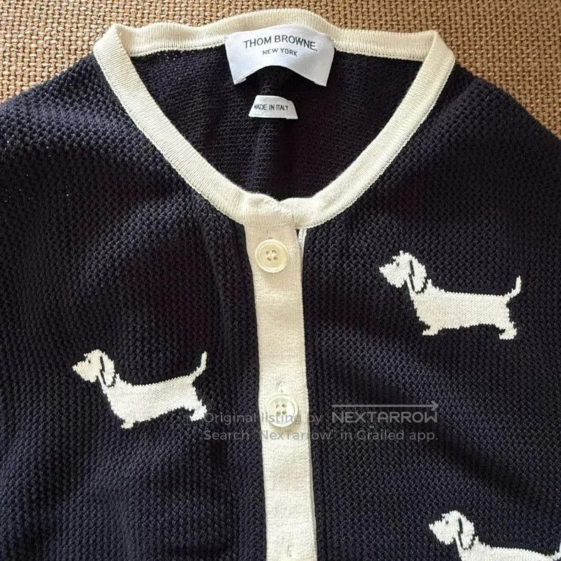 Thom Browne Thom Browne Dog Pattern Cardigan. Size US XS / EU 42 / 0 - 2 Thumbnail