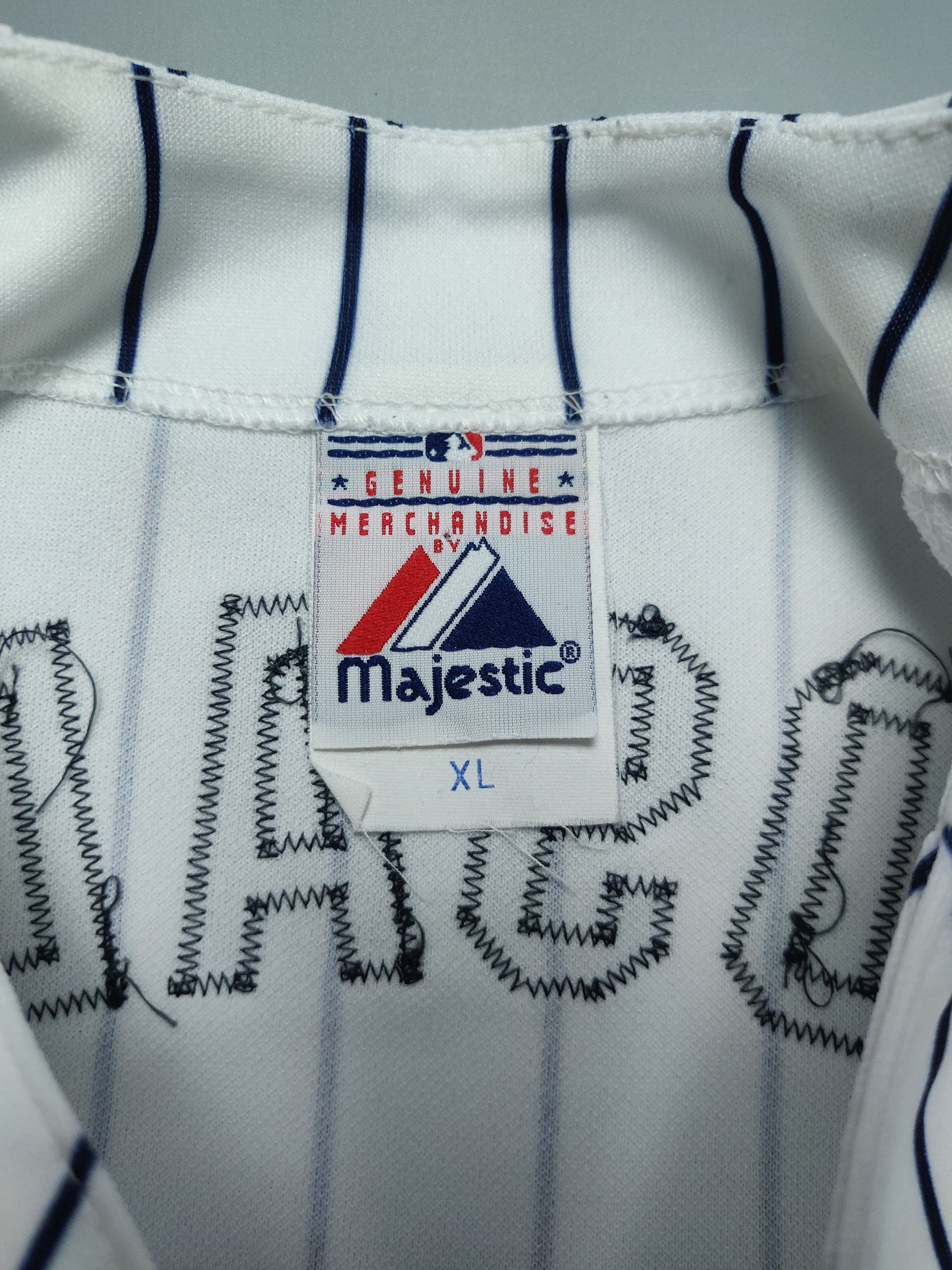 Majestic New York Yankees Jorge Posada Vintage Majestic USA Jersey Size US XL / EU 56 / 4 - 6 Thumbnail