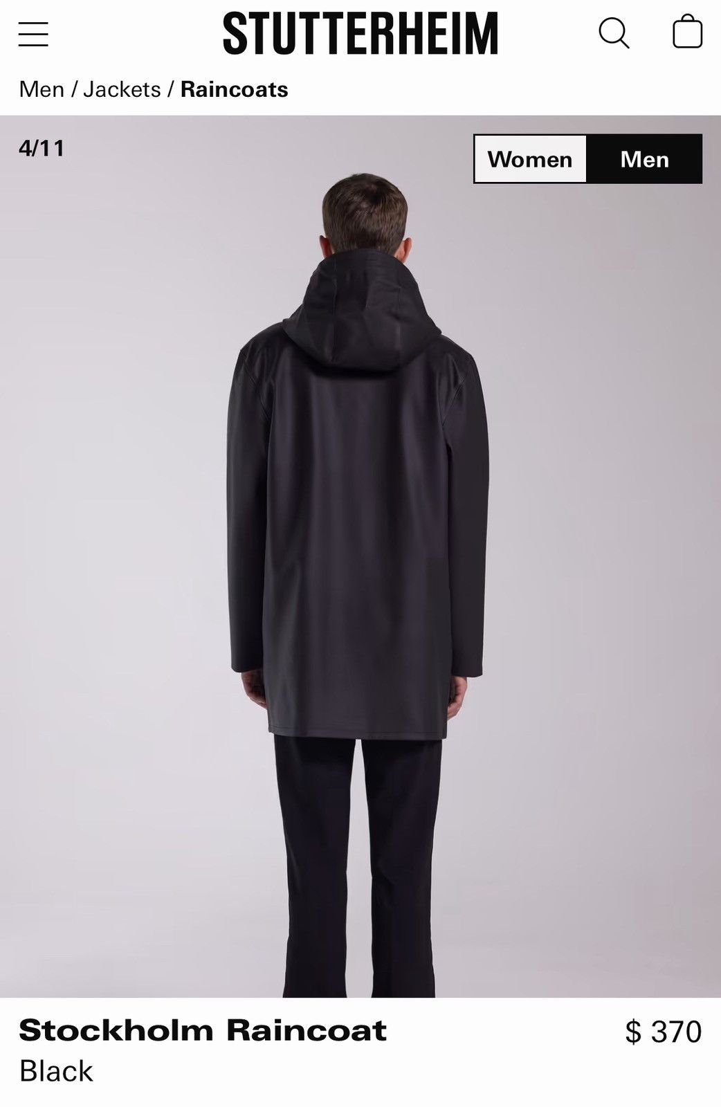 Stutterheim Stutterheim Stockholm Raincoat Size US M / EU 48-50 / 2 - 4 Thumbnail