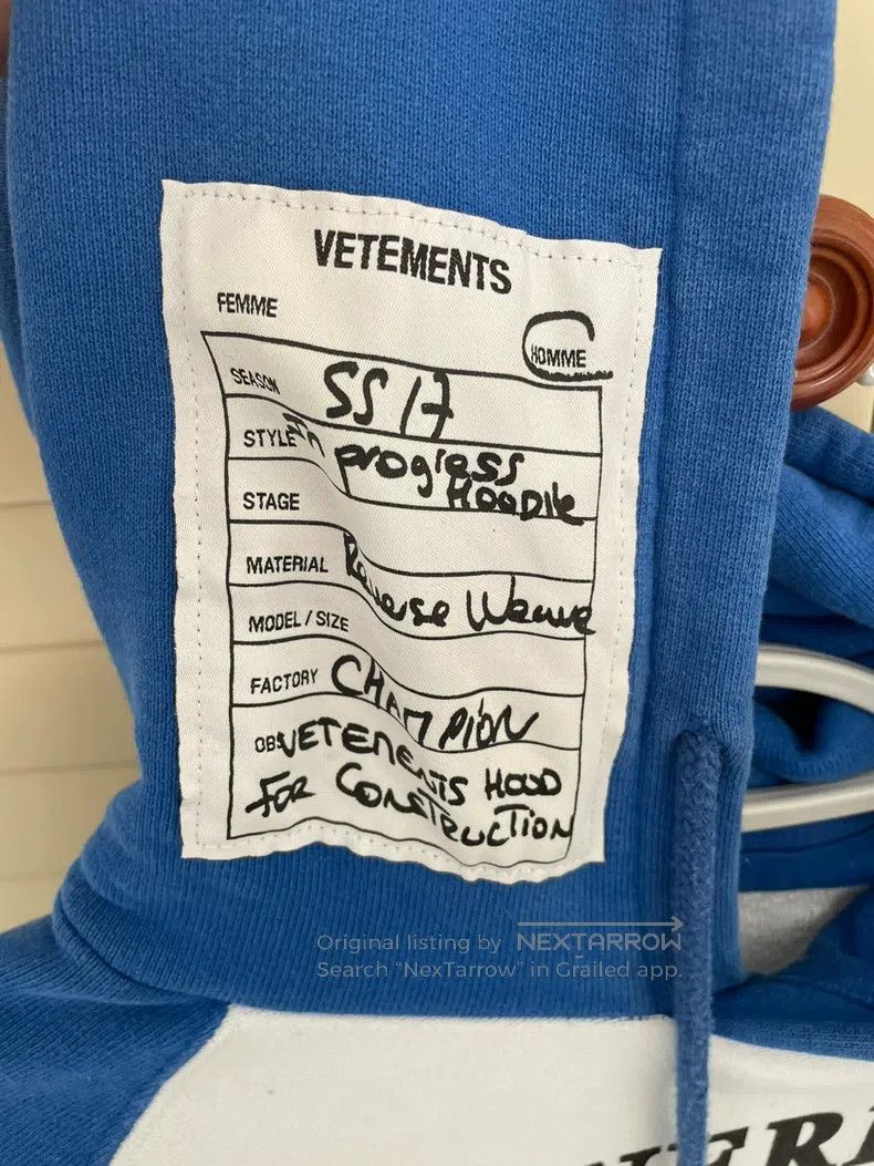 Vetements Vetements Hoodie Size US M / EU 48-50 / 2 - 4 Thumbnail