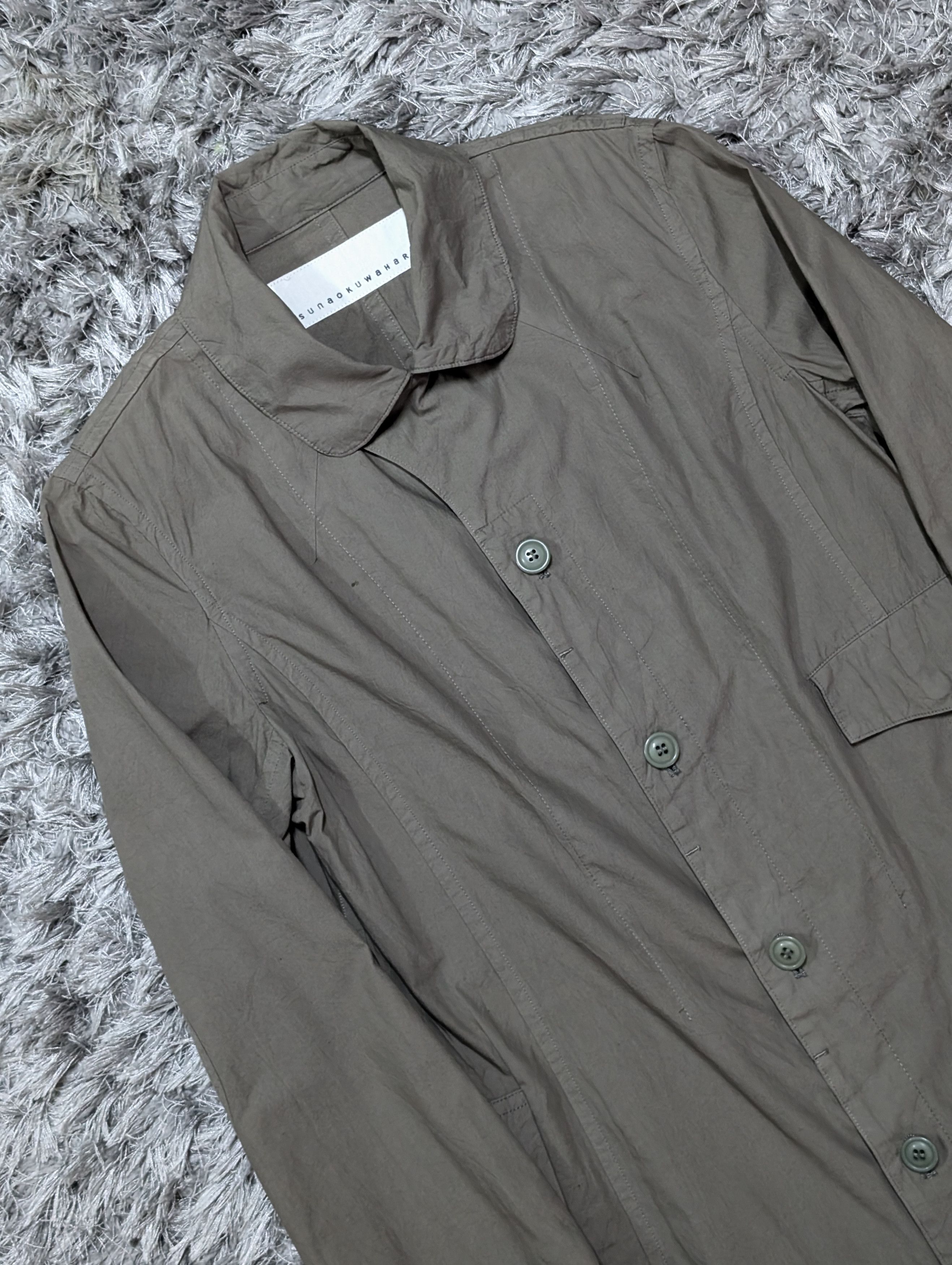 Sunao Kuwahara S/S 2005 Issey Miyake Sunao Kuwahara Parka Longcoat Jacket Size M / US 6-8 / IT 42-44 - 5 Thumbnail