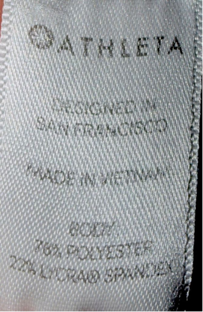 Athleta ATHLETA STRIPE CONTENDER LEGGING 25” NAVY WHITE SIZE SMALL Size 27" / US 4 / IT 40 - 4 Thumbnail