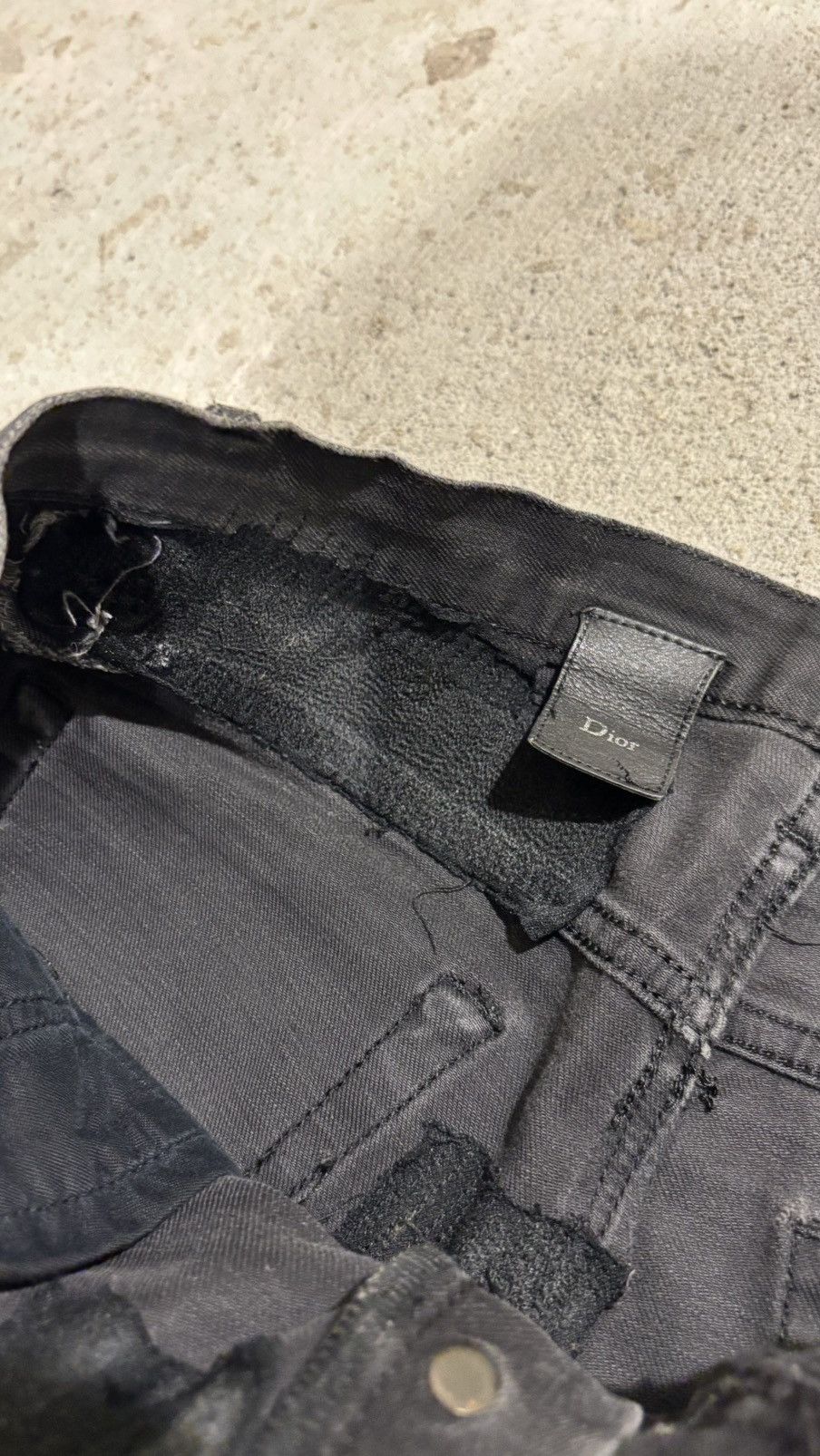 Dior Dior Homme Repaired Denim Size US 29 - 16 Thumbnail
