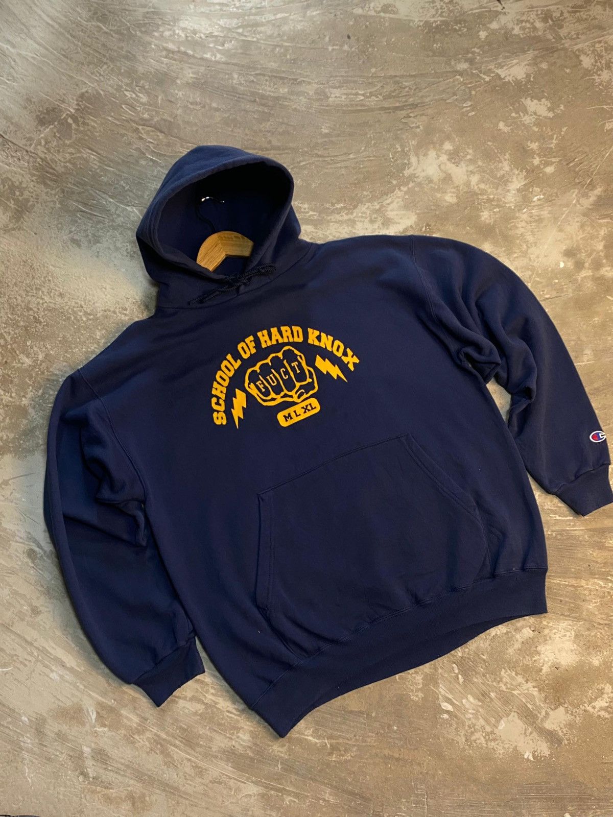 Fuct champion hoodie deals