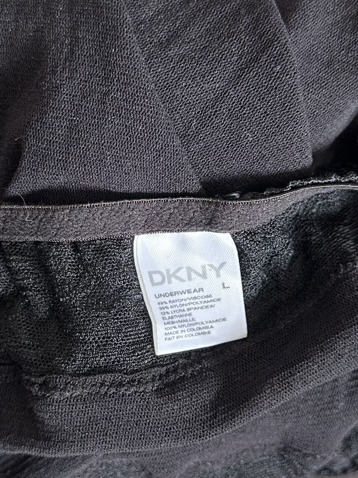 DKNY DKNY black sheer mesh slip dress size L Size L / US 10 / IT 46 - 7 Thumbnail