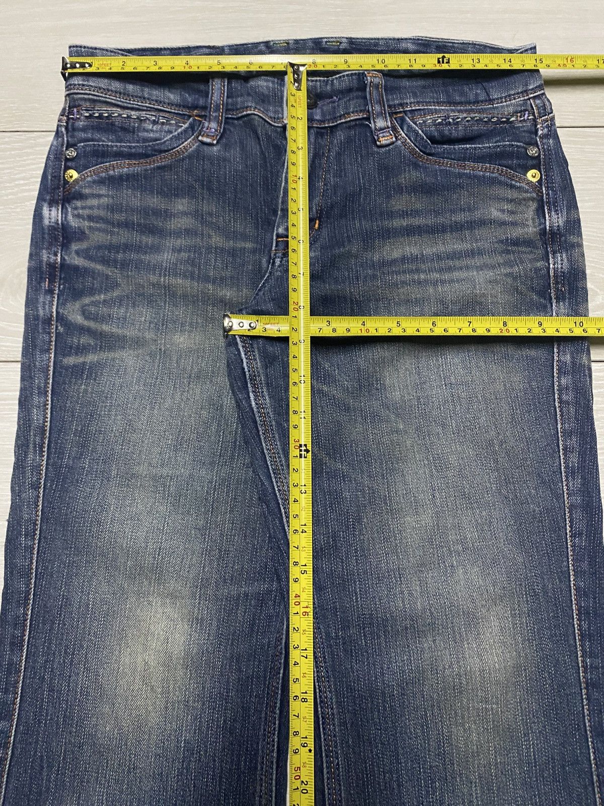 Japanese Brand Vintage Japanese Brand Brappers Faded Wash Flare Jeans Size US 30 / EU 46 - 12 Thumbnail