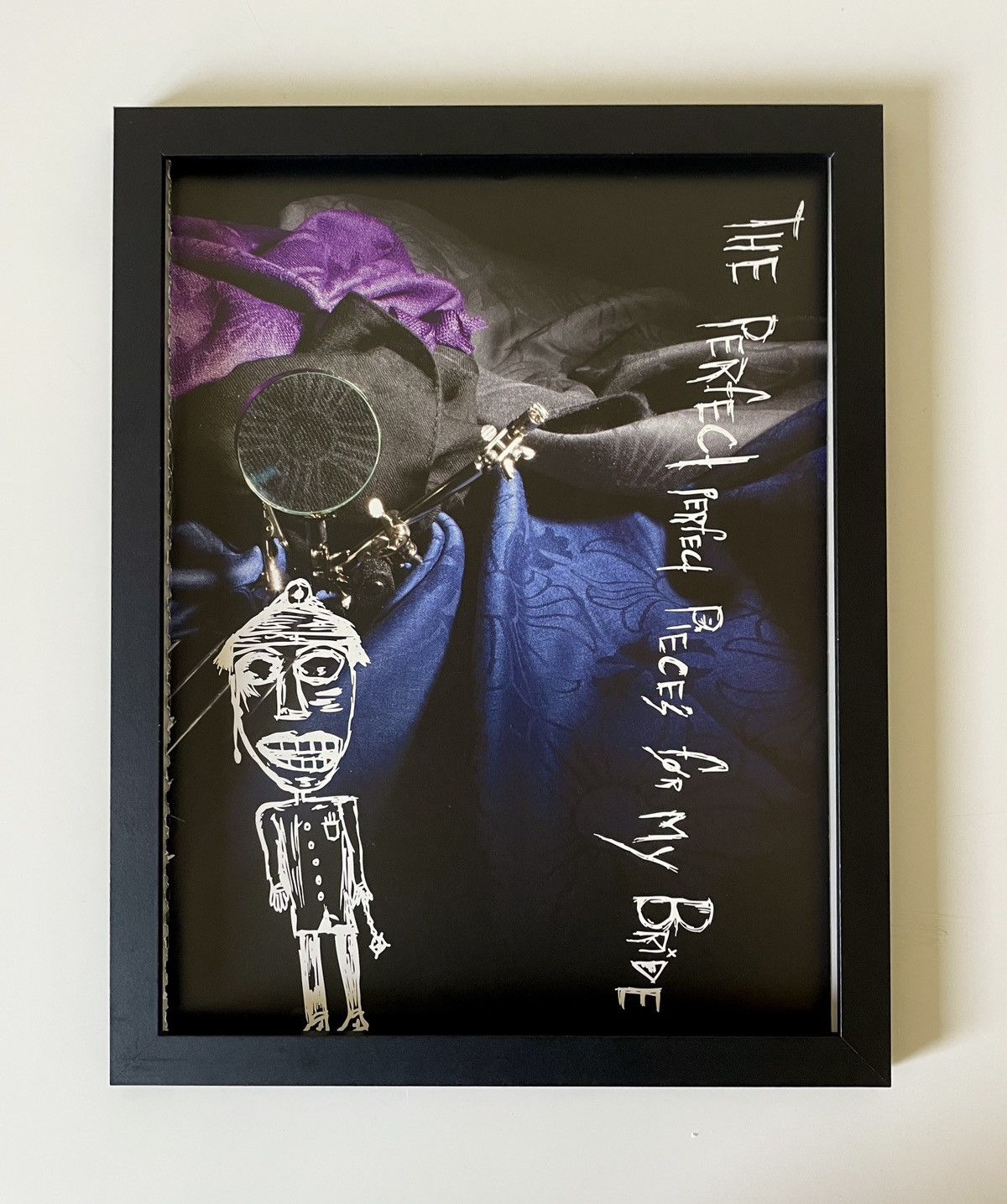 Chrome Hearts × Vintage Chrome Hearts Framed poster 9x11 Size ONE SIZE - 1 Thumbnail