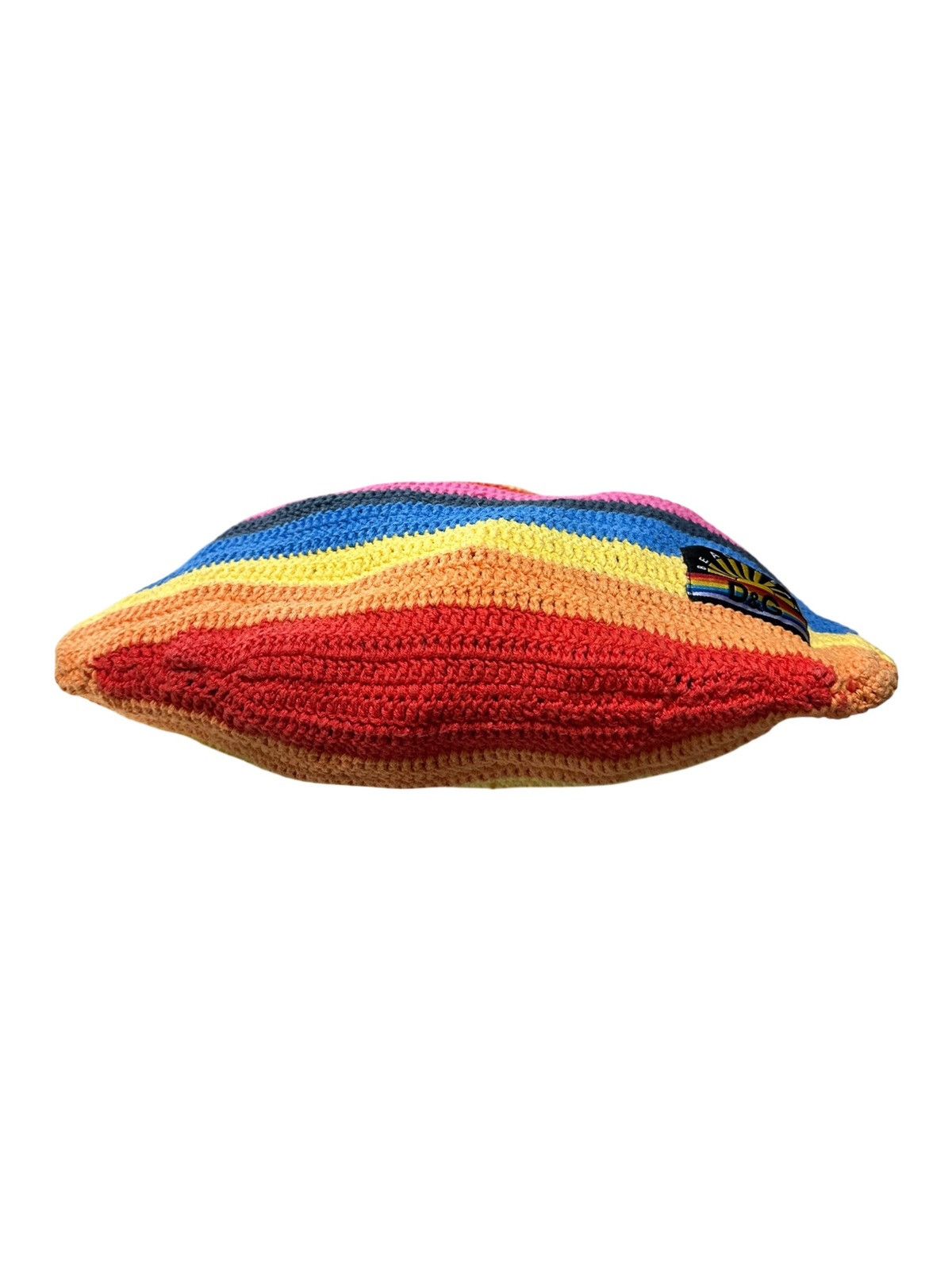 Dolce & Gabbana D&G Rainbow Crochet Plastic Handle Tote Bag Size ONE SIZE - 4 Thumbnail