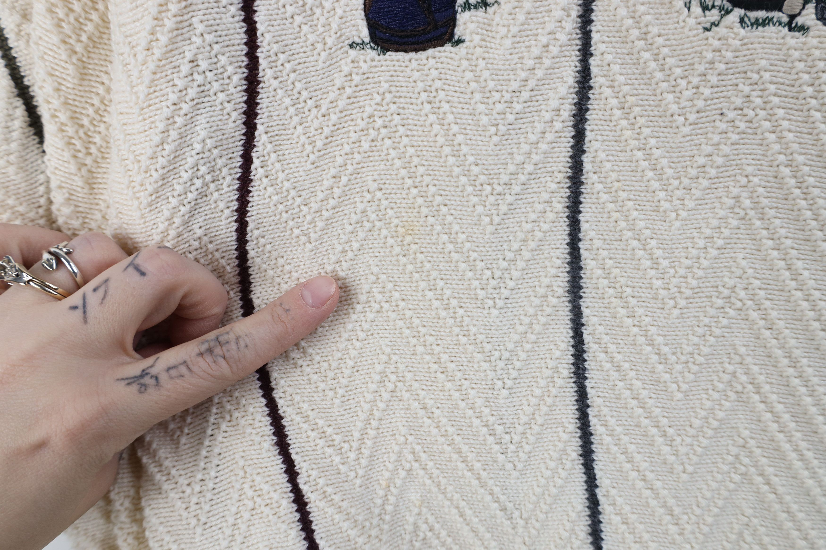 Vintage Vintage 90s Streetwear Golf Bag Cotton Knit Sweater USA Size US M / EU 48-50 / 2 - 5 Thumbnail