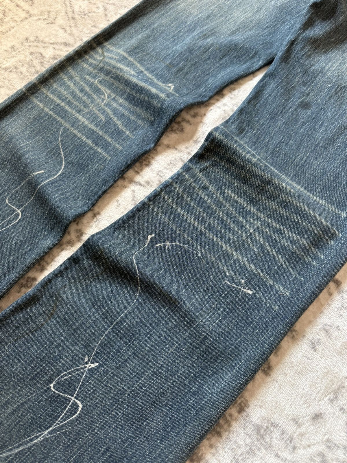 If Six Was Nine Root Three Japan Studded & Pierced Rusty Wash Flared Jeans Size US 32 / EU 48 - 19 Thumbnail