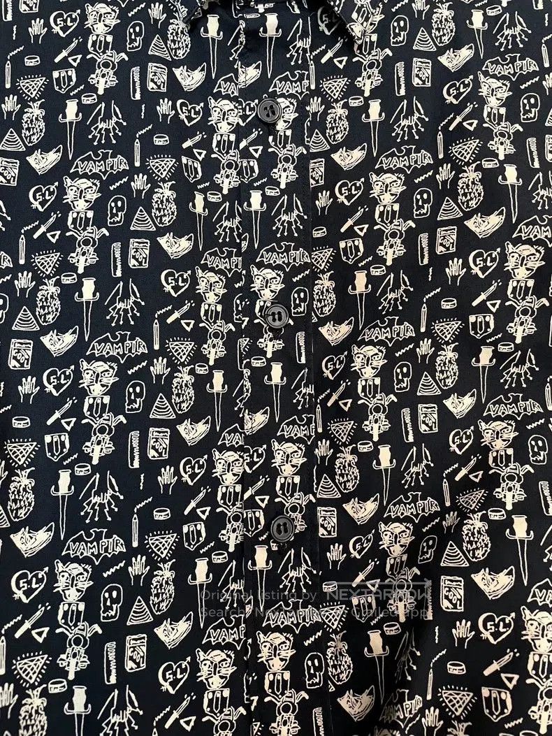 Saint Laurent Paris Saint Laurent SLP All-Over Print Shirt. Size US L / EU 52-54 / 3 - 5 Thumbnail