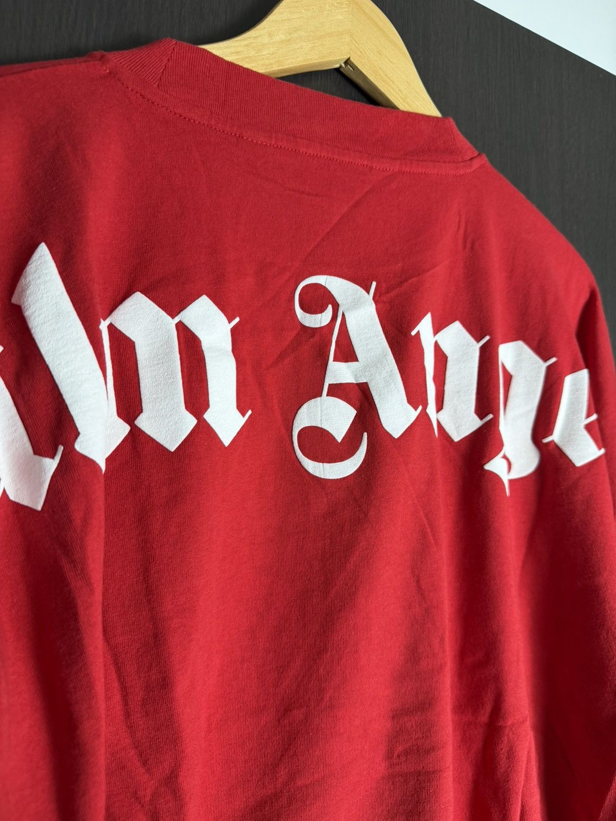 Palm Angels Palm Angels Red Logo Longsleeve T-shirt *NEW* Size US XL / EU 56 / 4 - 5 Thumbnail