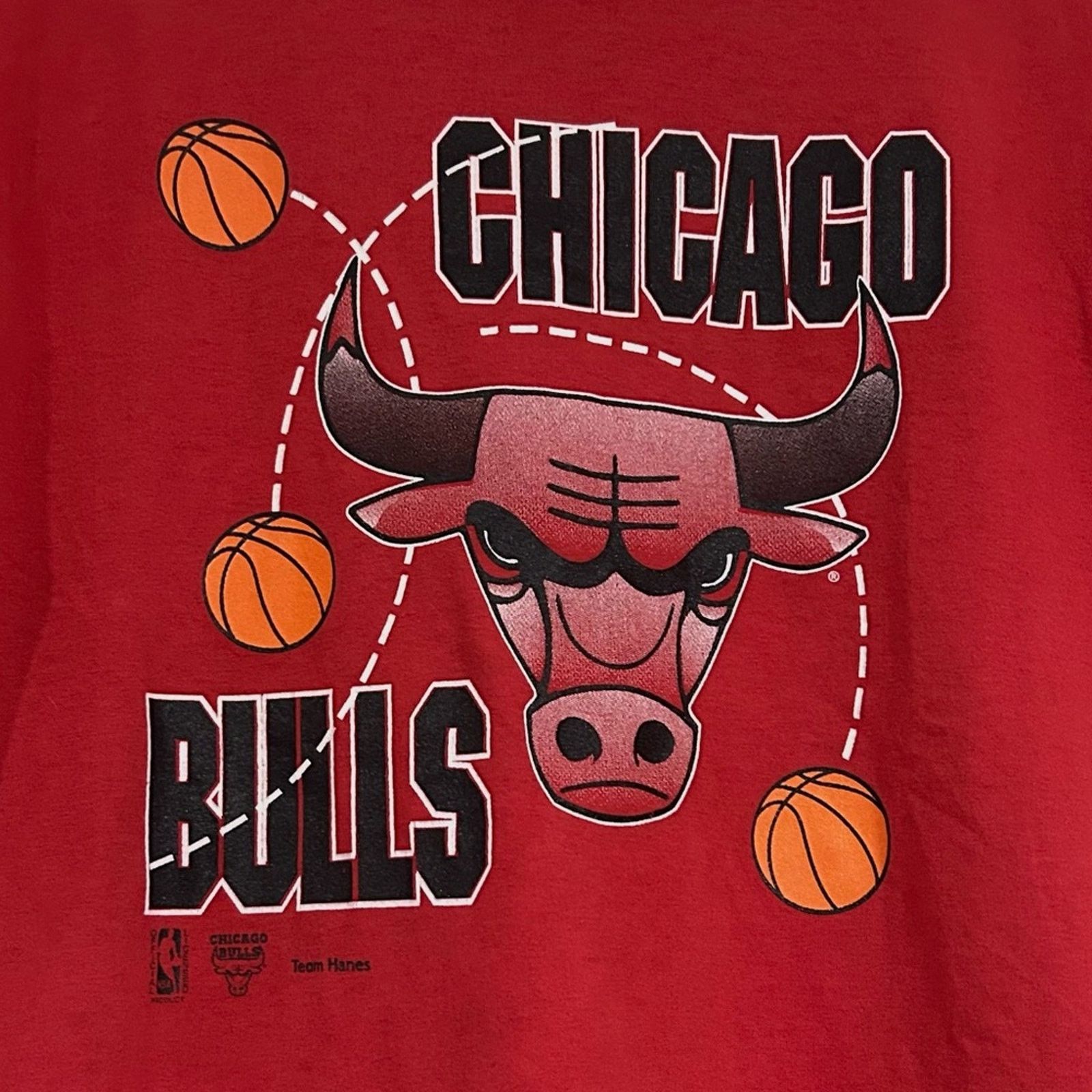Hanes Vintage Chicago Bulls Basketball Shirt Size US S / EU 44-46 / 1 - 2 Thumbnail