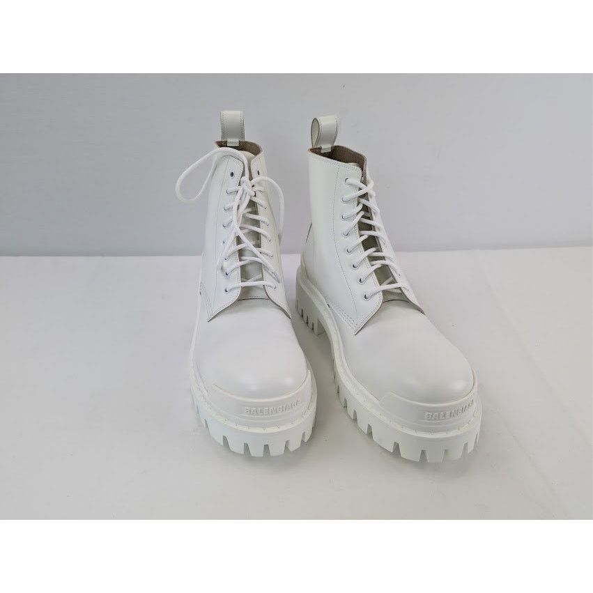 Balenciaga o1rshd1 Strike L20 Boots in Optic White Size US 7 / EU 40 - 6 Thumbnail