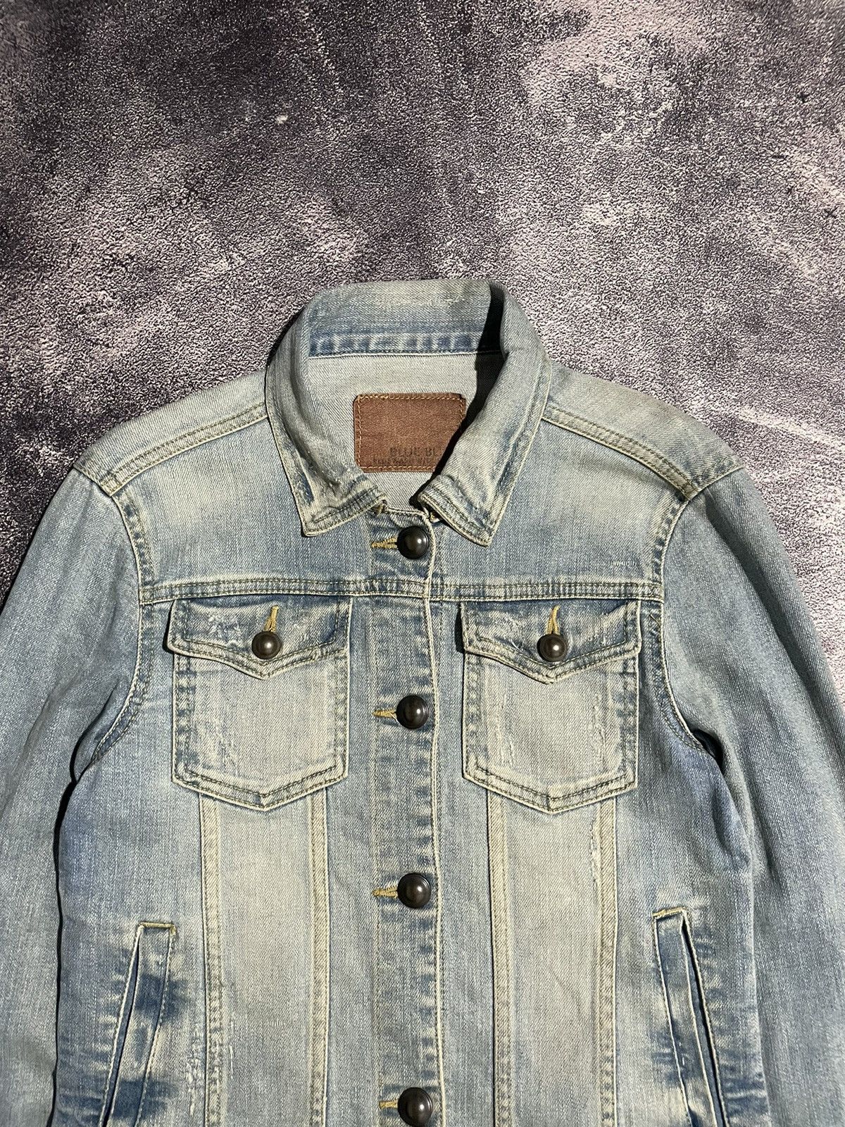 Blue Blue Japan Blue Blue Japan Napoleon Distresed Denim Jackets Size M / US 6-8 / IT 42-44 - 2 Thumbnail
