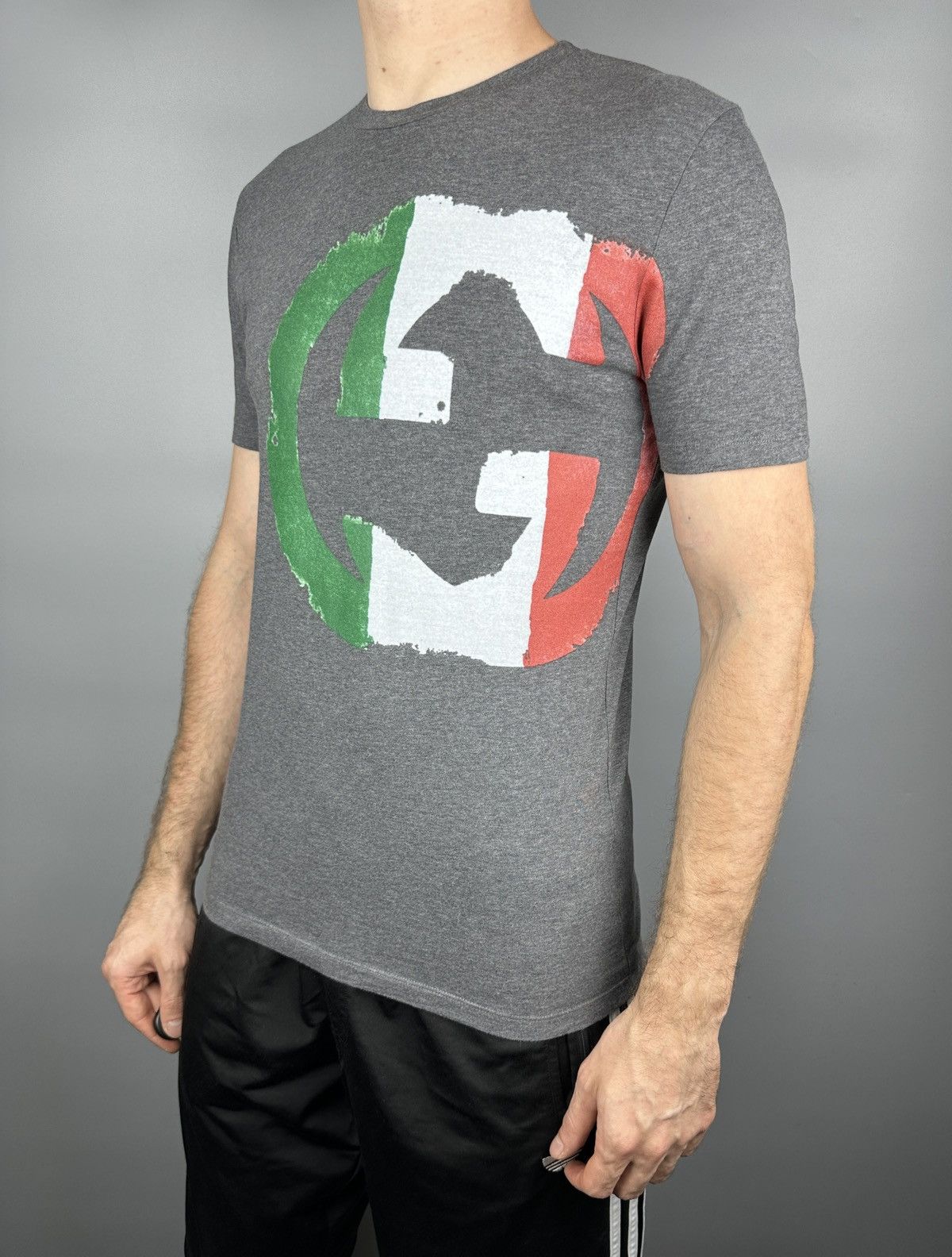 Gucci Gucci Big Logo T Shirt Tee Old Money Luxury Polo Size US M / EU 48-50 / 2 - 9 Thumbnail