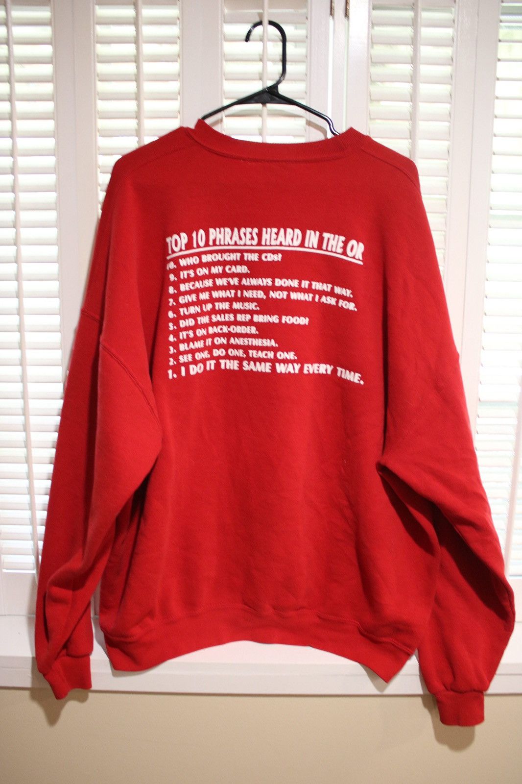 Other Vintage OR Nurse Crewneck / 3XL Size US XXL / EU 58 / 5 - 2 Thumbnail