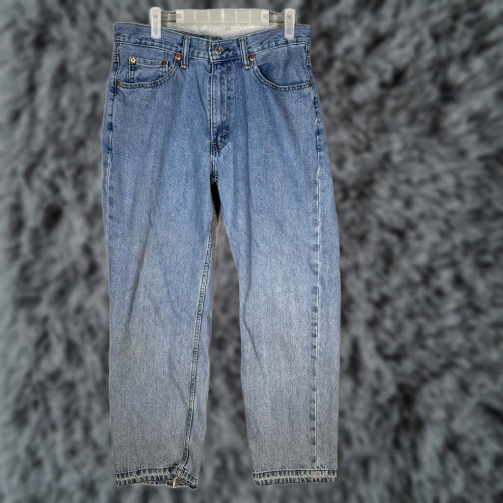 Levi's Levi’s 550 Relaxed Fit Jeans Men 33x30 Blue Denim Mid-Rise Straight Leg Zip Fly Size US 33 - 1 Thumbnail