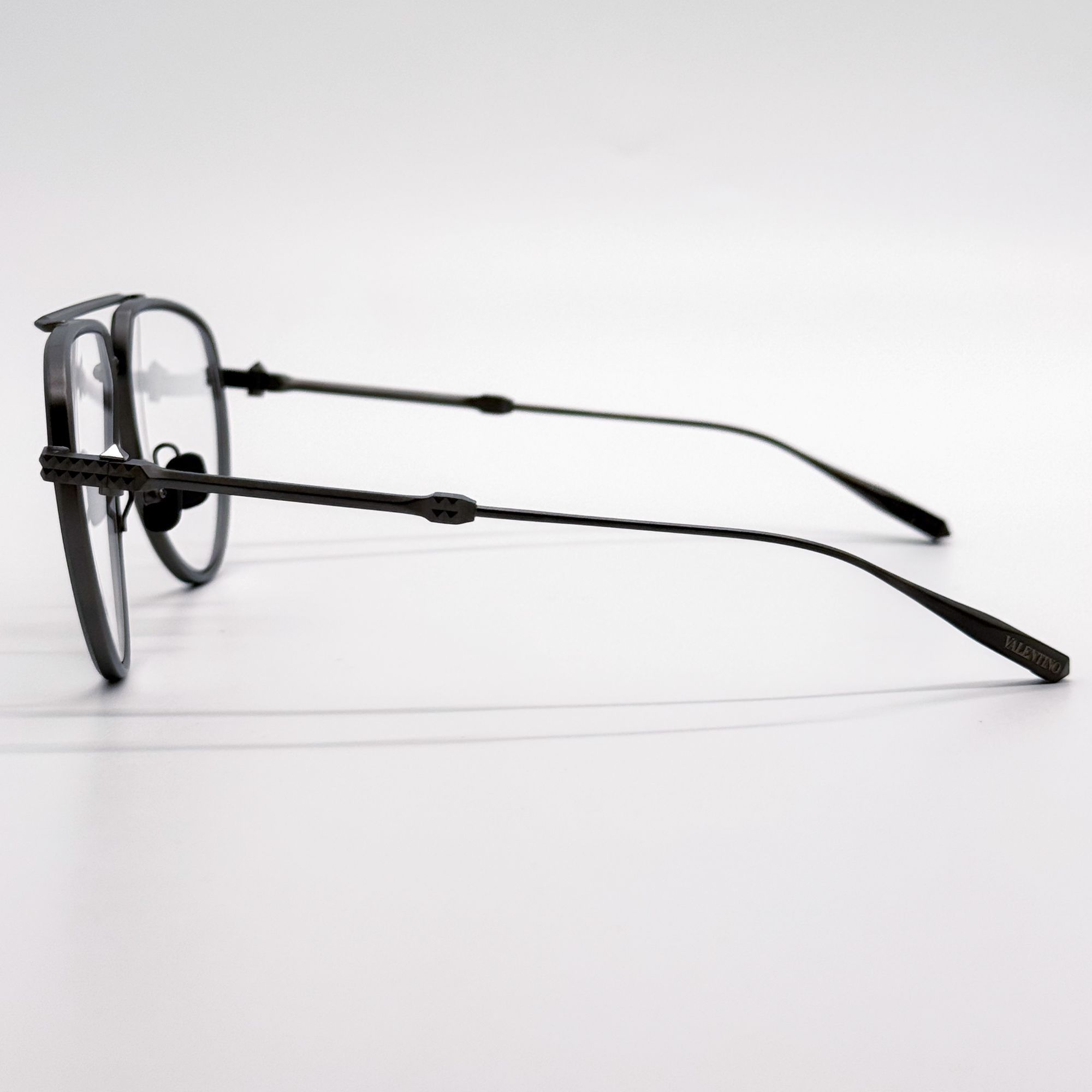 Valentino NEW VALENTINO EYEGLASSES V-STUD-II VLX-133B BLACK UNISEX AVI Size ONE SIZE - 7 Thumbnail