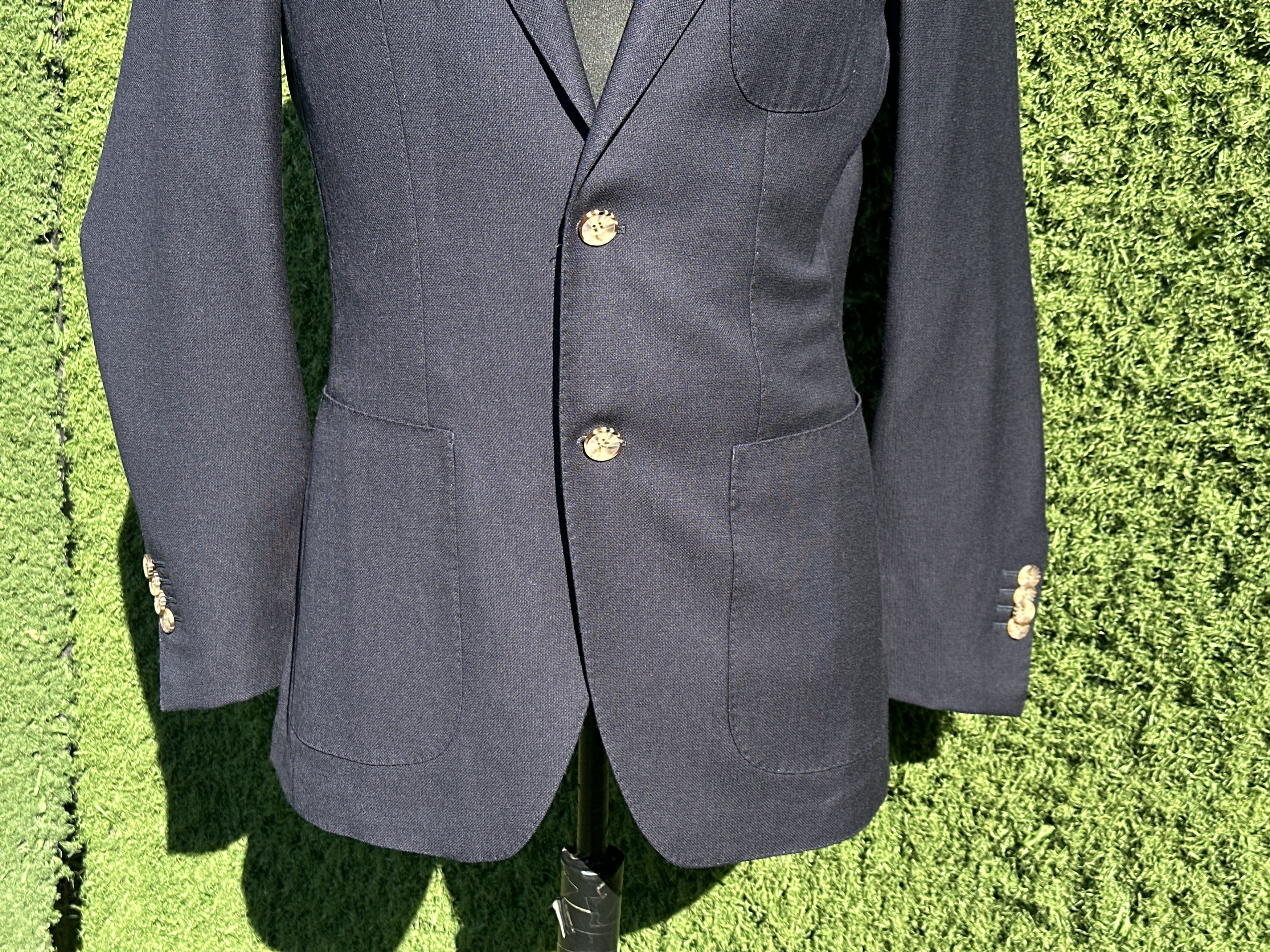 Suitsupply Suitsupply Havana Super 130s Wool Patch Blazer 46 Slim Size 46S - 12 Thumbnail