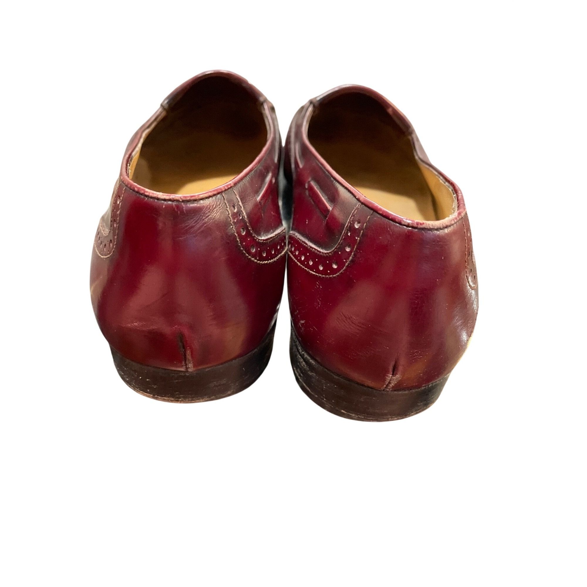 Salvatore Ferragamo Salvatore Ferragamo mens burgandy leather tassled oxford sho Size US 12 / EU 45 - 14 Thumbnail