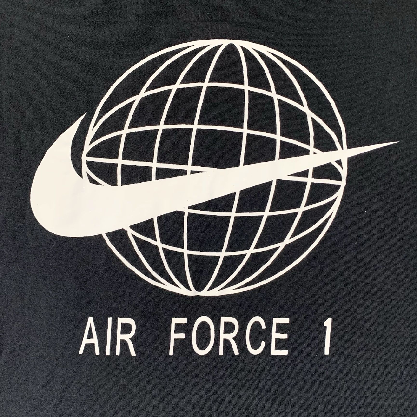 Nike VINTAGE Nike T-Shirt Men Medium Black 90s Retro Air Force One AF1 Logo Graphic Size US M / EU 48-50 / 2 - 2 Thumbnail