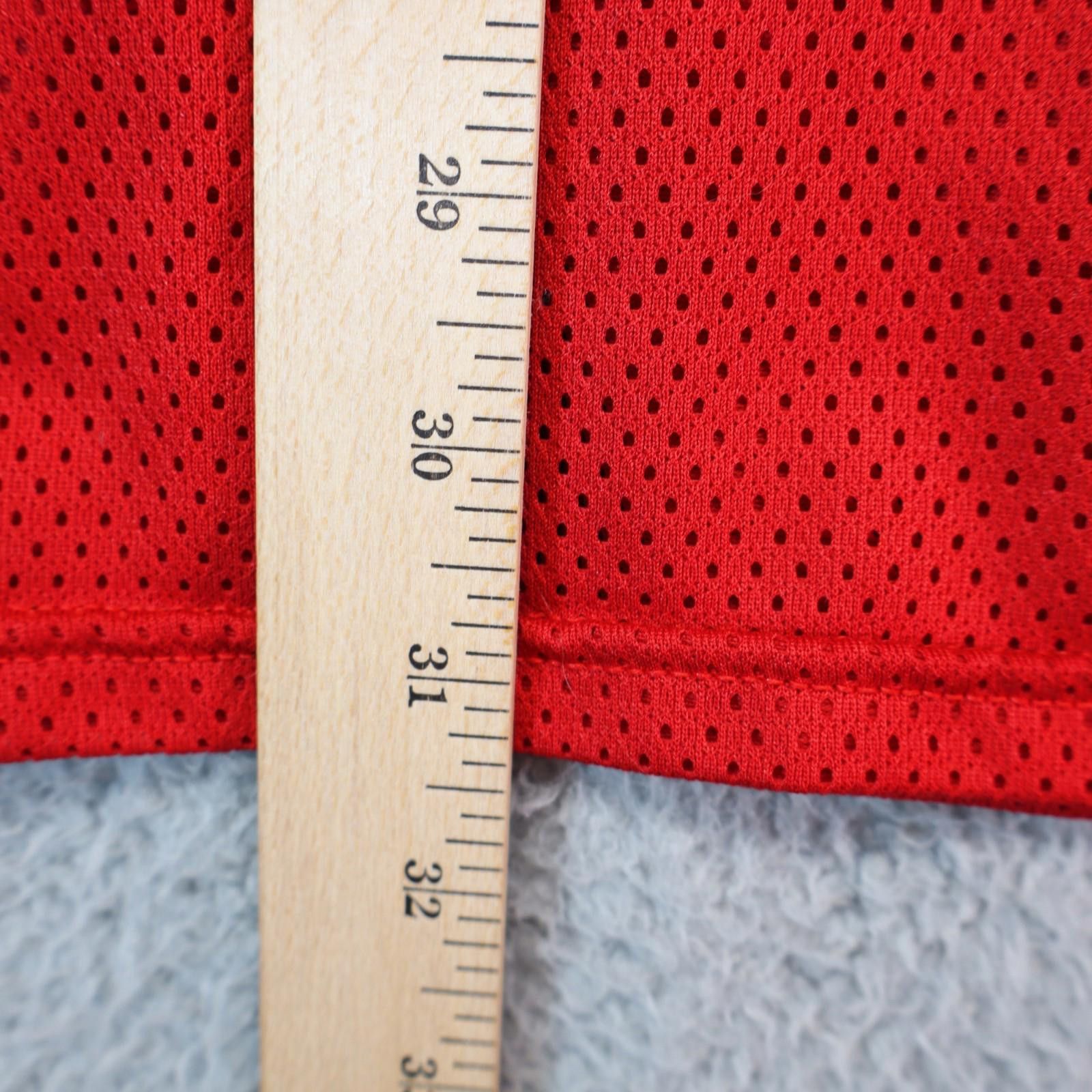 Vintage Practice Hockey Jersey Adult XL Red Mesh Bauer Size US XL / EU 56 / 4 - 4 Thumbnail