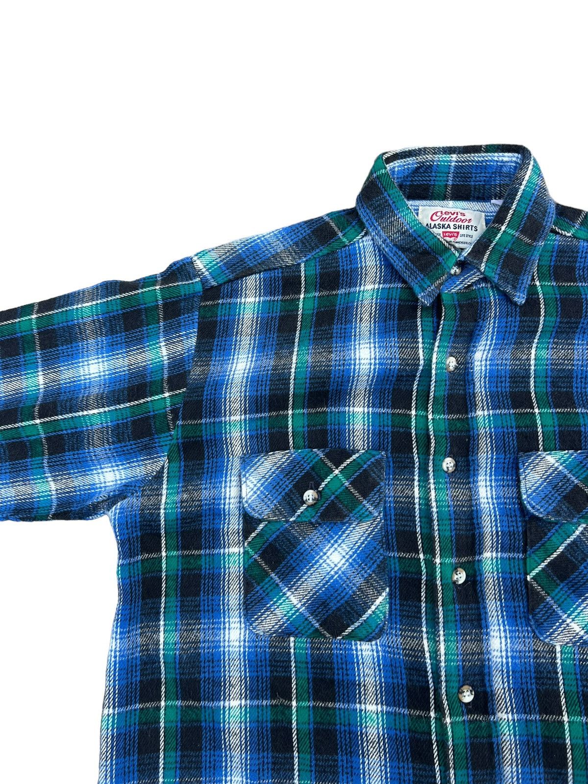 Flannel Vintage 1994 Levi’s Alaska Outdoor Plaid Flannel Shirt Size US M / EU 48-50 / 2 - 4 Thumbnail