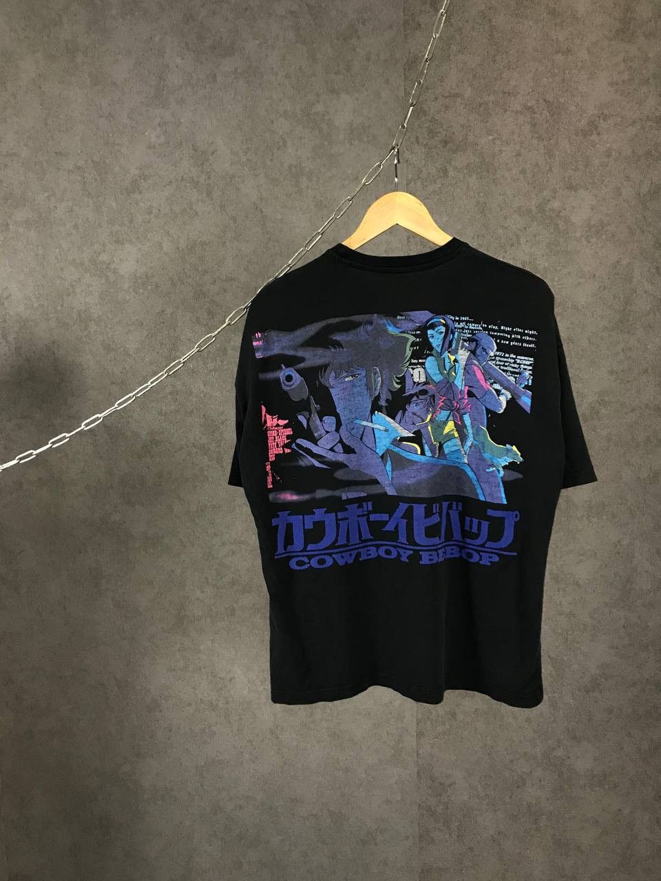 Anime Cowboy Bebop Japanese anima oversized tee Size US S / EU 44-46 / 1 - 1 Thumbnail