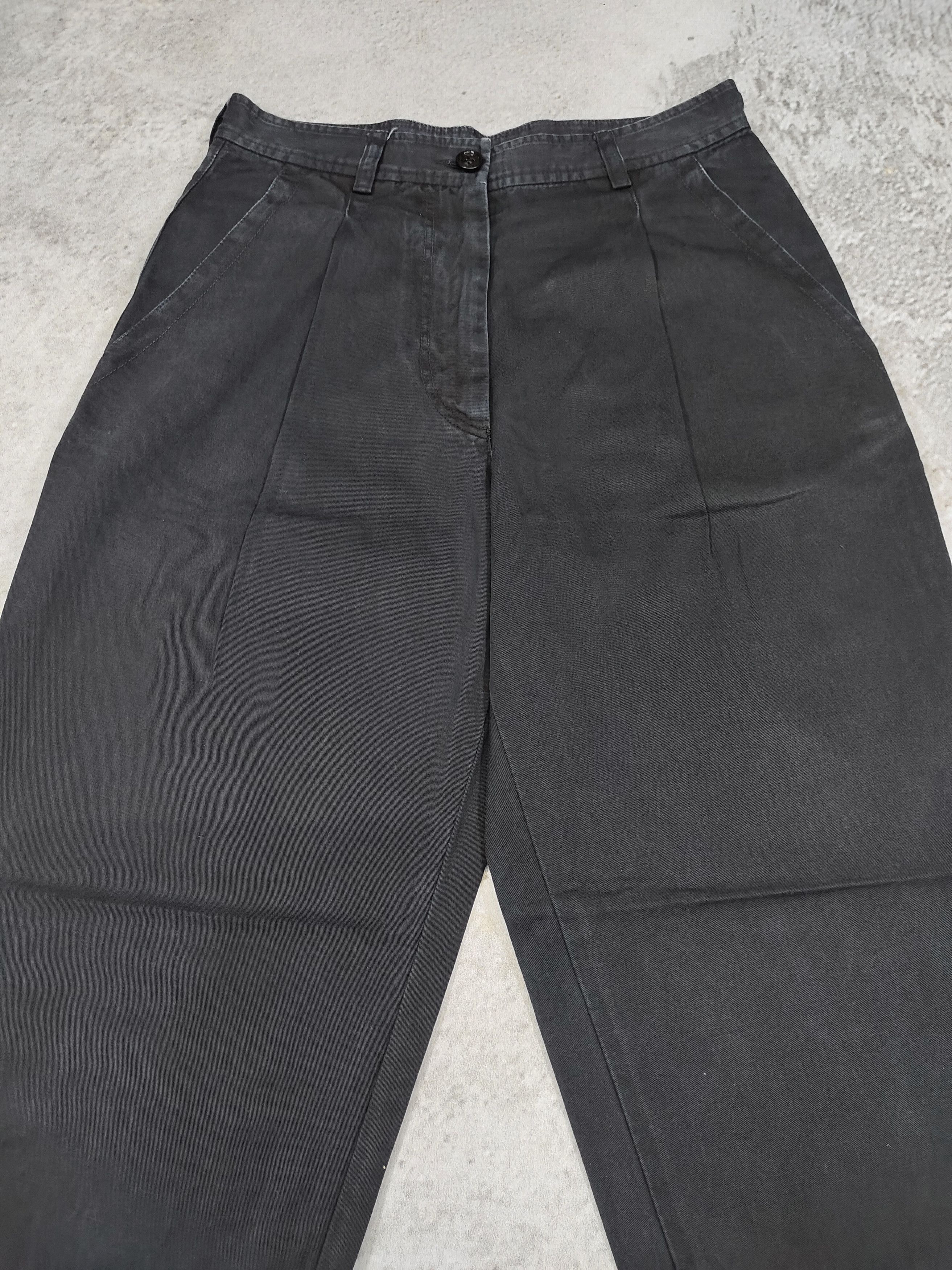 Dries Van Noten 2000s Dries Van Noten- Artisan Belgian Cropped Trousers Size 28" / US 6 / IT 42 - 4 Thumbnail