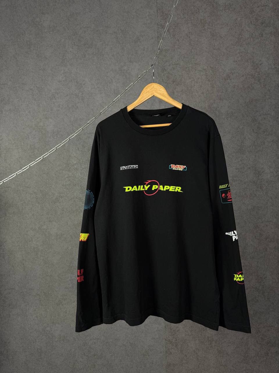Daily Paper Daily Paper designer streetwear Y2K overprinted longsleeve Size US XL / EU 56 / 4 - 1 Thumbnail