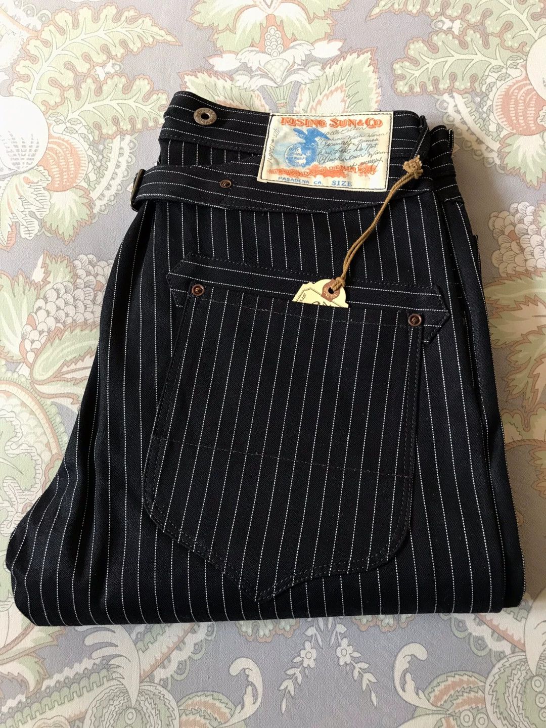 Rising Sun & Co. Rising Sun Indigo Striped Work Pants Size US 29 - 1 Thumbnail