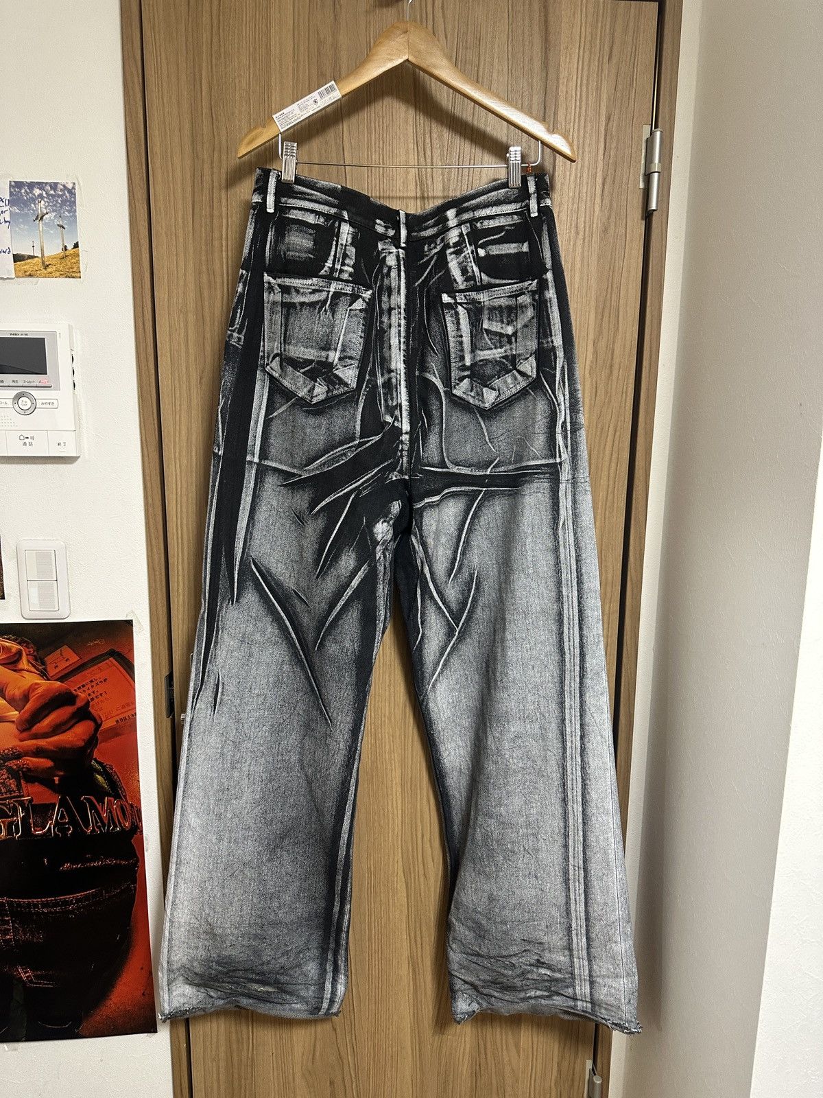 Rick Owens Drkshdw Rick Owens Geth Denim Pantaloni Sample Size US 31 - 5 Thumbnail
