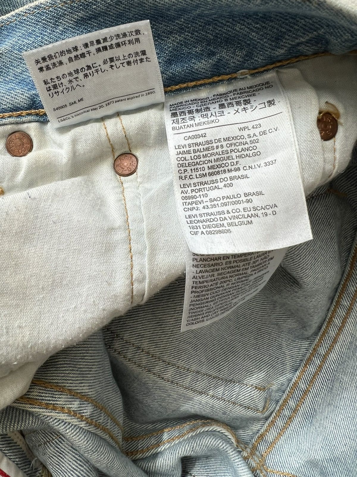 Levi's Vintage Clothing Vintage Levi 501 White Oak Cone Denim Size US 29 - 8 Thumbnail