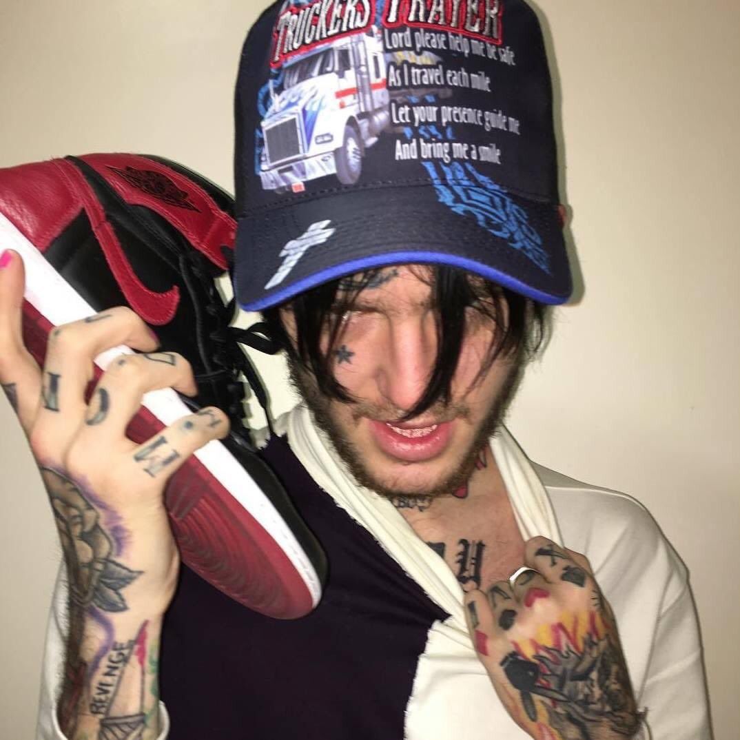 Japanese Brand × Lil Peep Lil Peep Trucker Prayer Hat Brand New! 🔥 Size ONE SIZE - 4 Thumbnail