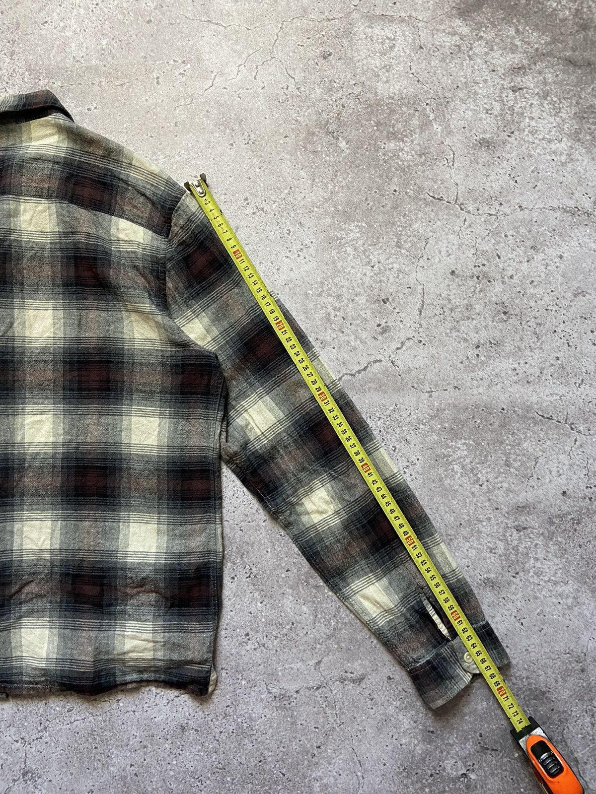Allsaints Allsaints Shadow Plaid Shirt Size US XL / EU 56 / 4 - 7 Thumbnail