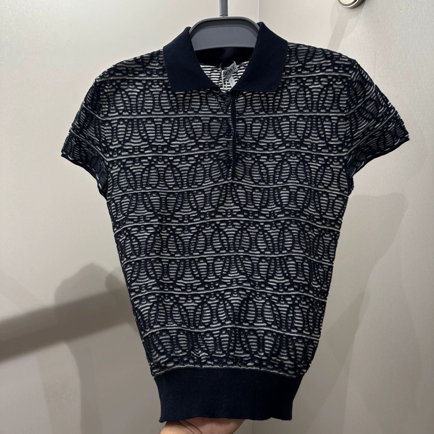 Loewe Loewe mar613 all over logo short sleeve Polo XS Size XS / US 0-2 / IT 36-38 - 6 Thumbnail